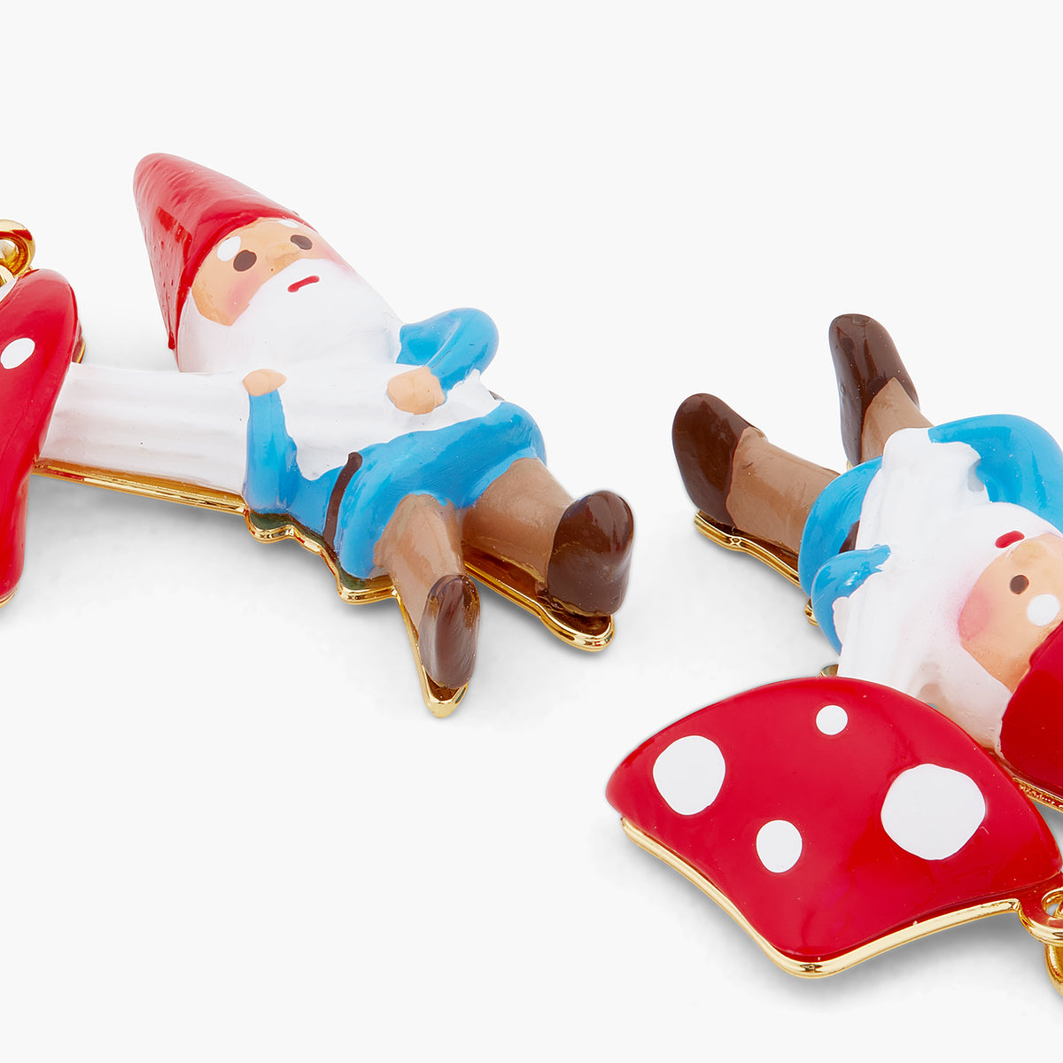 Garden Gnome And Mushroom Earrings | ARCP1091