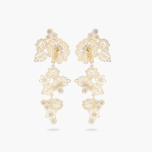 Gold Thread Earrings | ARFO1011