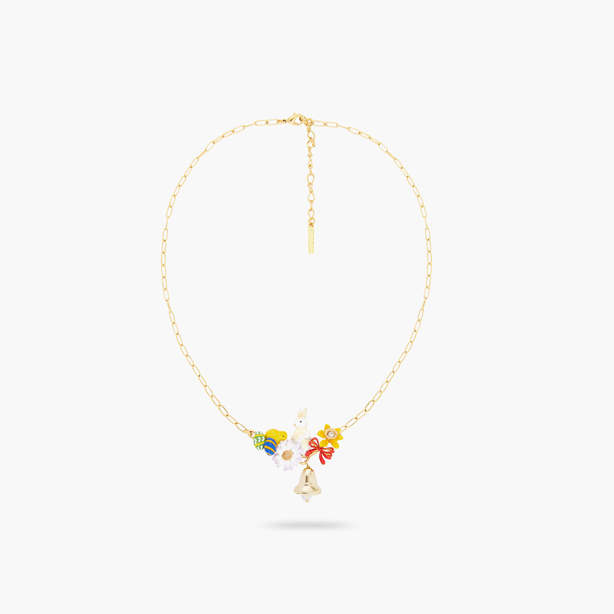 Easter Chick And Rabbit Thin Necklace | ARLA3011