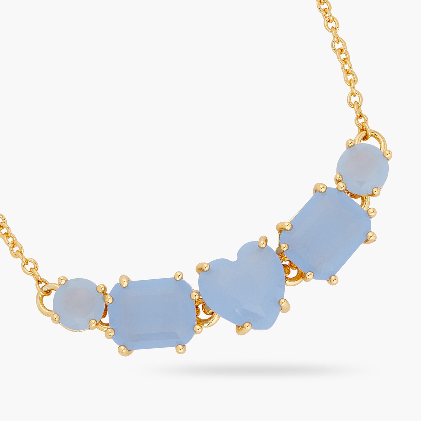 Sky Blue Diamantine 5 Stone Fine Bracelet | ARLD2141