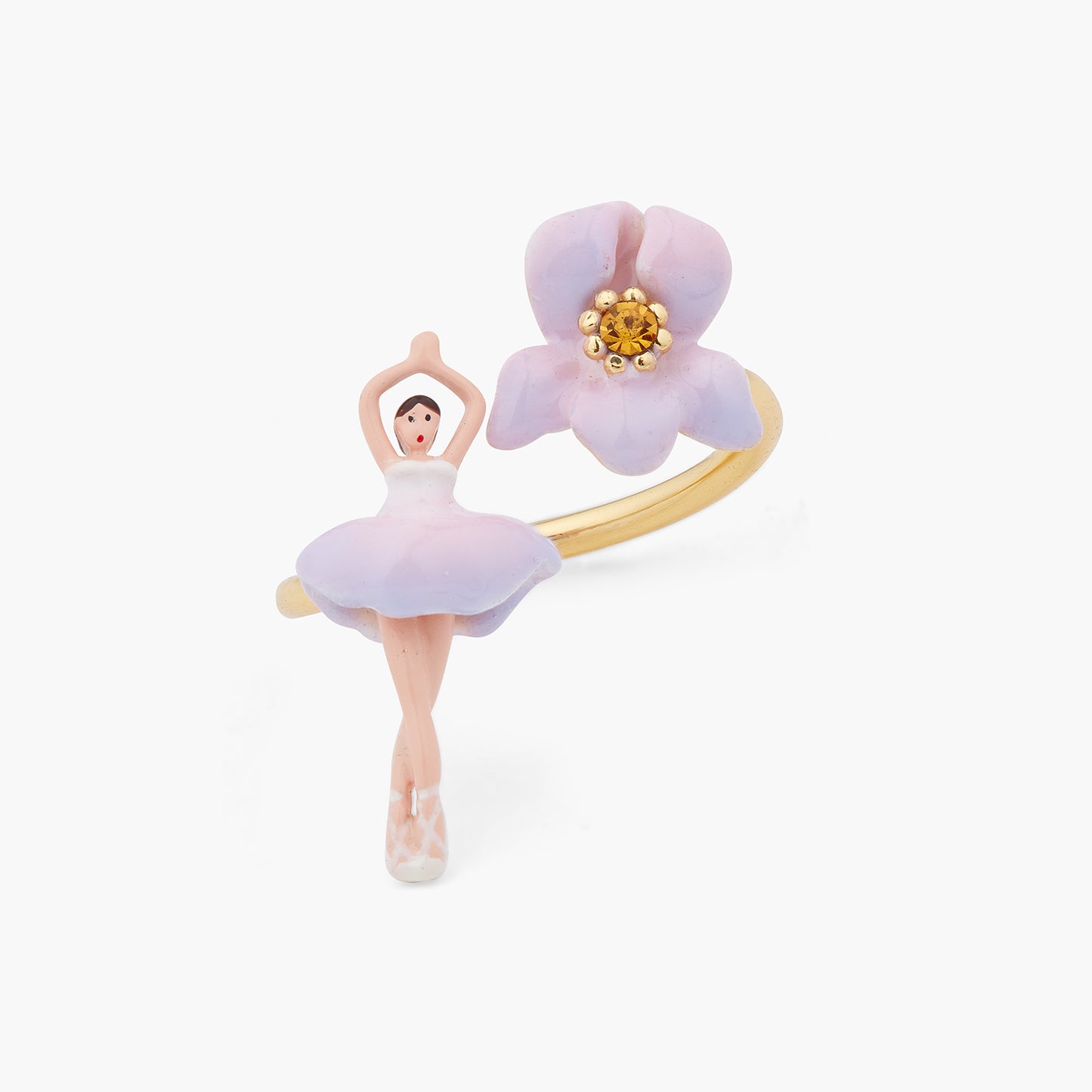 Iris Mini Ballerina Adjustable Ring