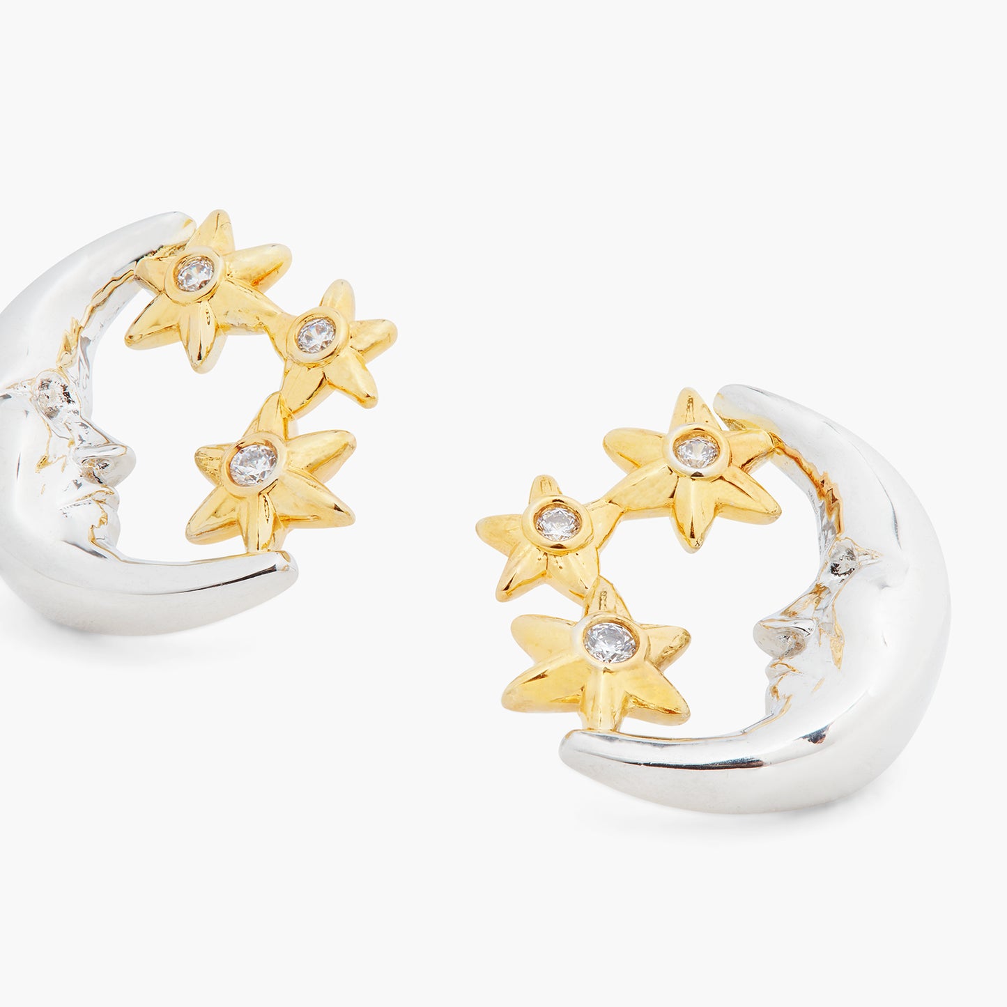 Moon And Star Earrings