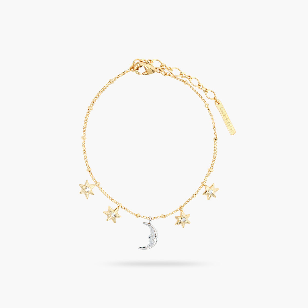 Stars And Moon Fine Charm Bracelet | asam2011