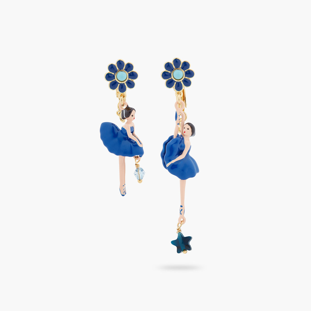 Mystery Of The Nile Pas De Deux Asymmetrical Earrings | ASDD1081