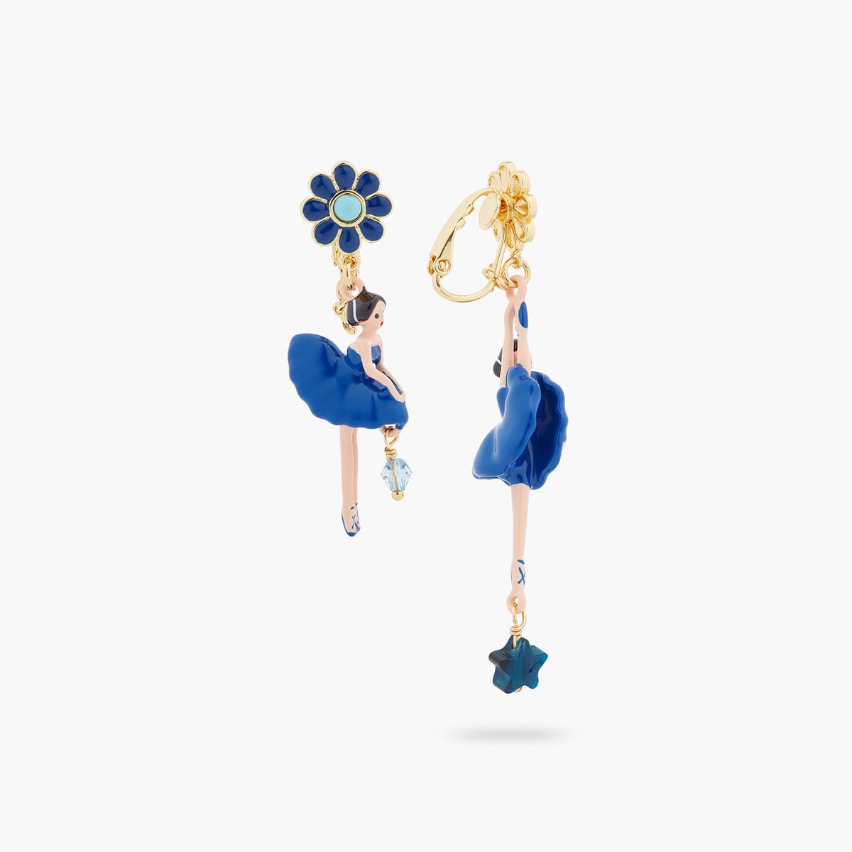 Mystery Of The Nile Pas De Deux Asymmetrical Earrings | ASDD1081