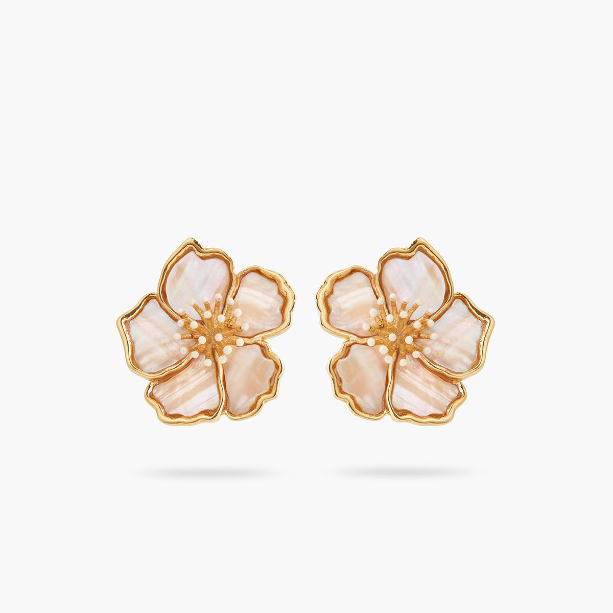 Wild Rose Mother Of Pearl Earrings | asen1121