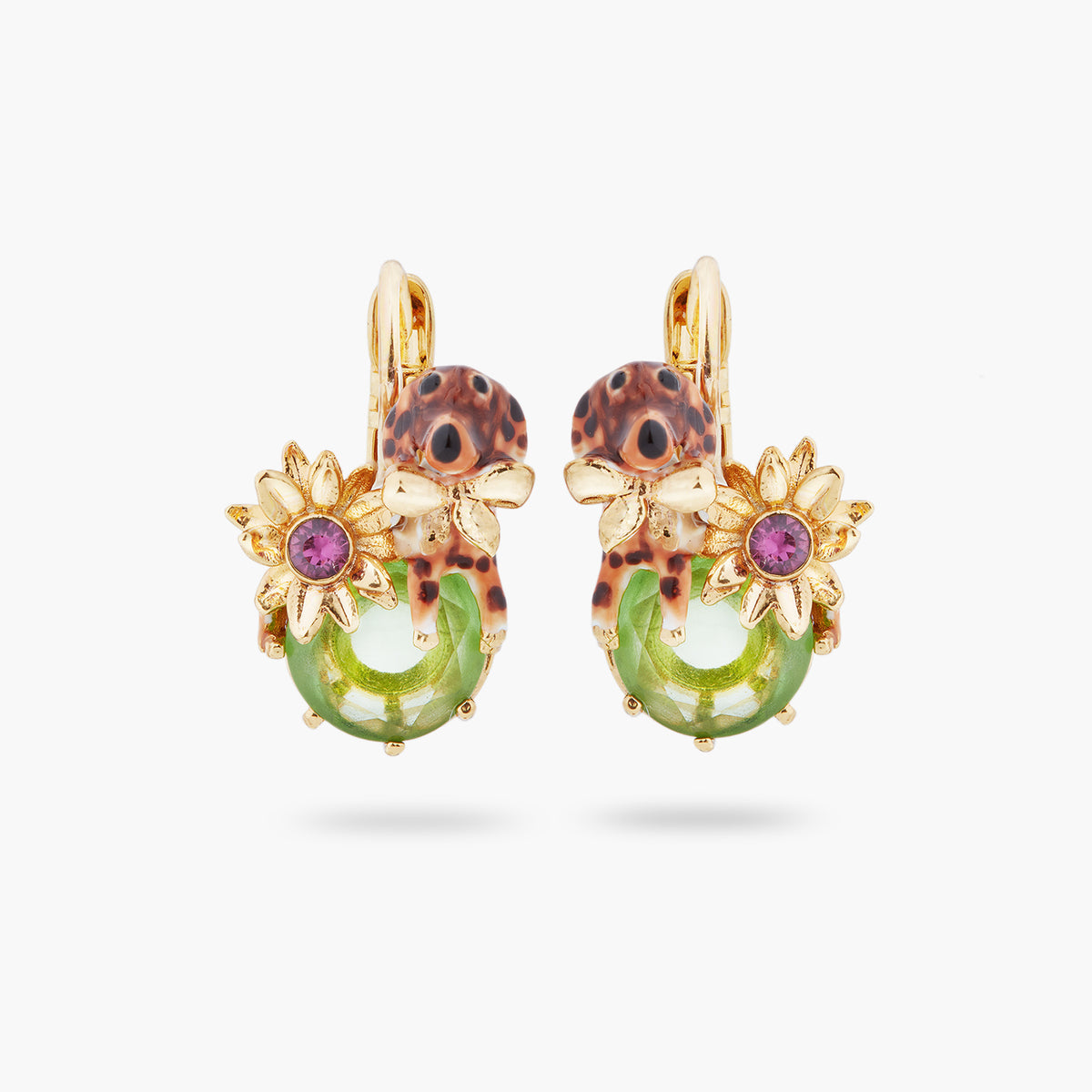 Dachshund And Stone Earrings | ASLA1041