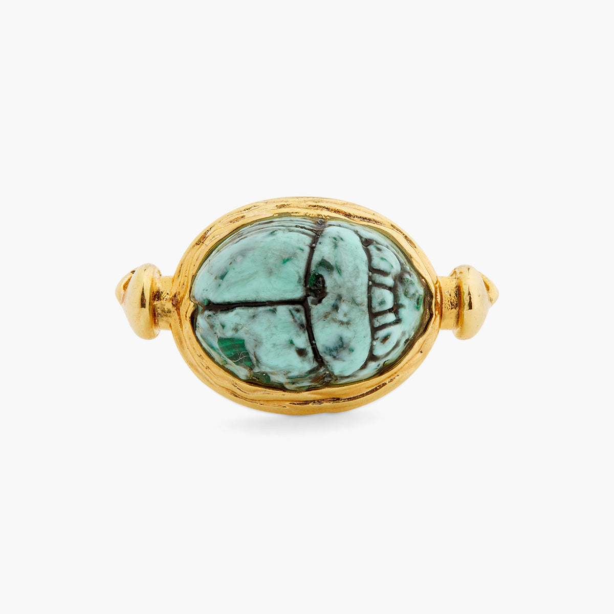 Turquoise Scarab Beetle Ring | ASNI6011