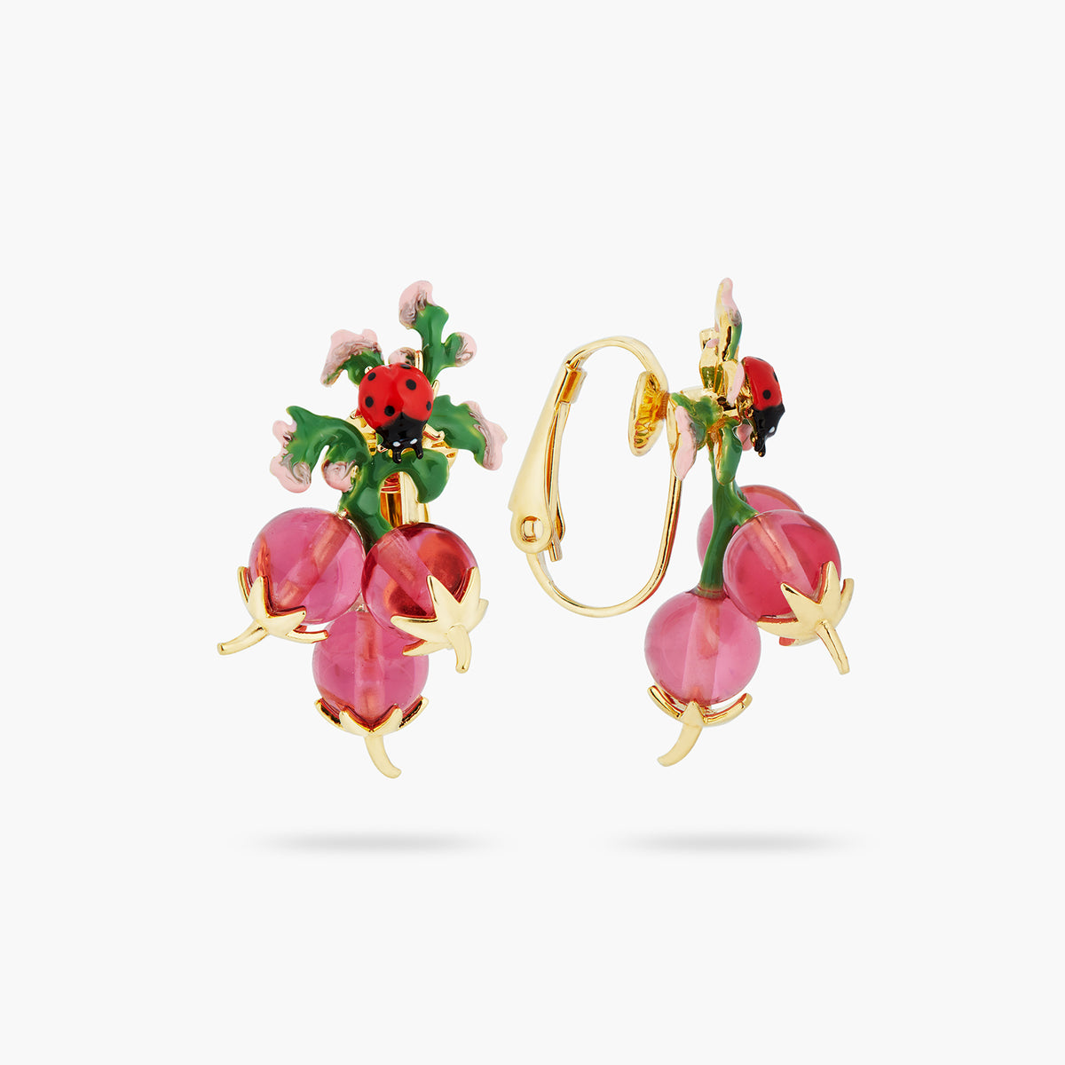 Radish And Ladybird Earrings | ASPO1071