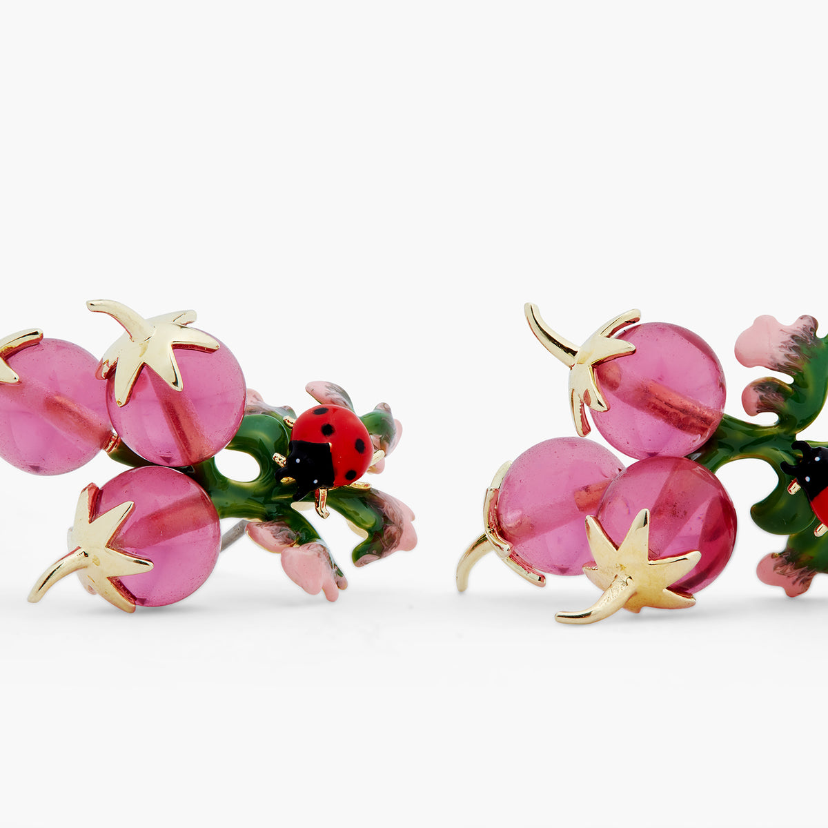 Radish And Ladybird Earrings | ASPO1071