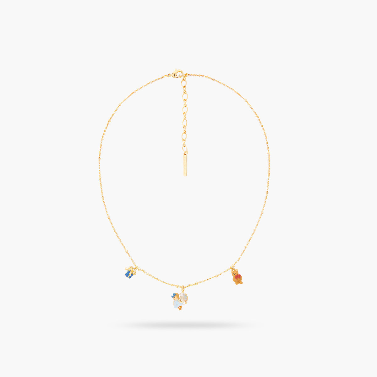 Christmas Gift, Teddy Bear And Doll Charm Necklace | ASPS3021