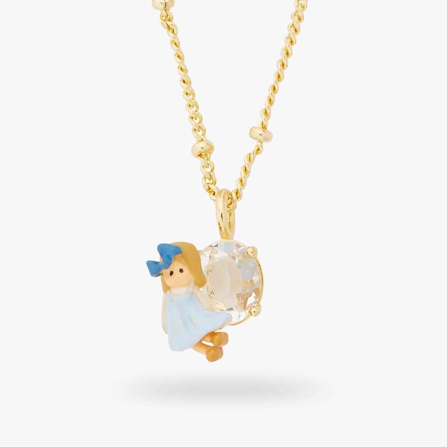 Christmas Gift, Teddy Bear And Doll Charm Necklace | ASPS3021