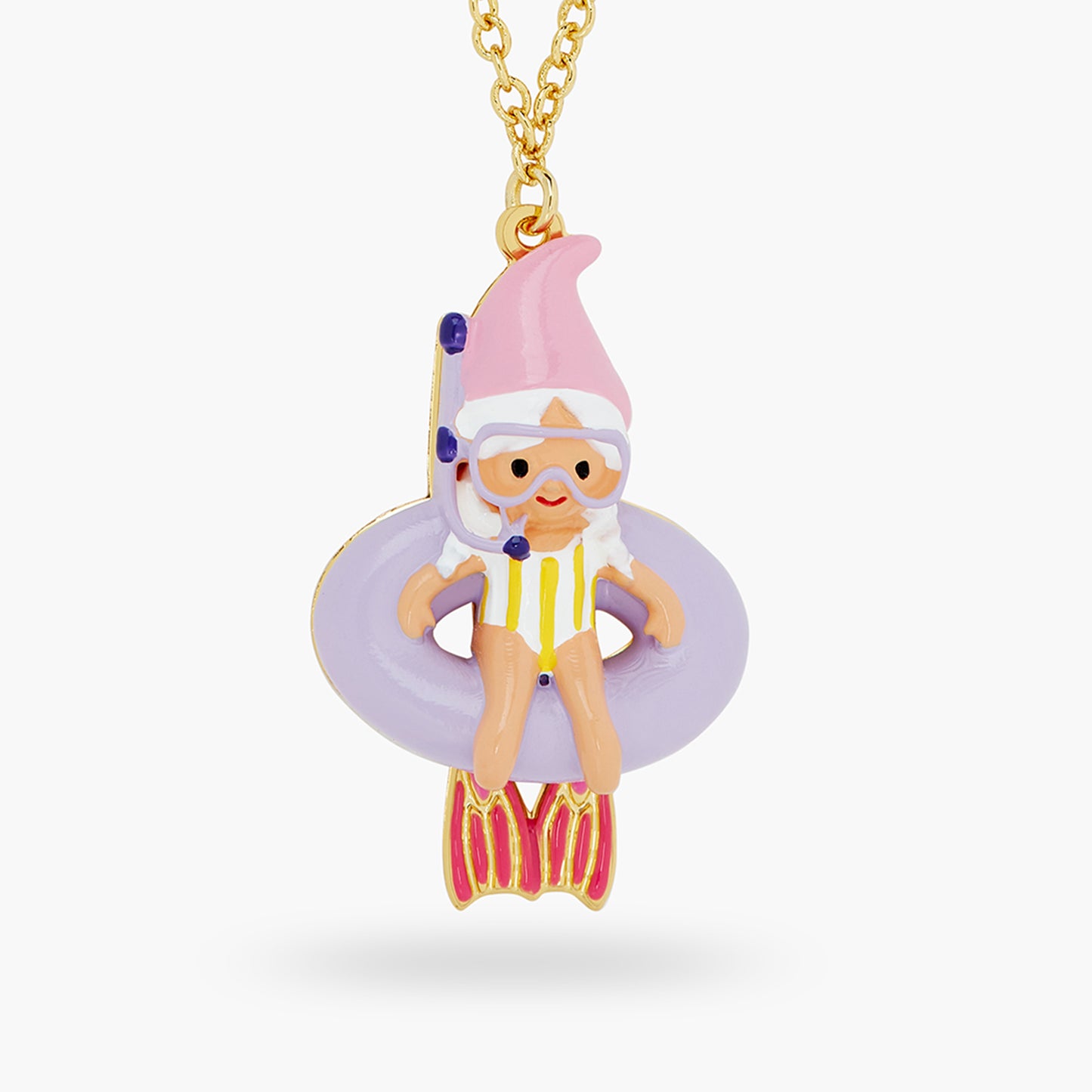 Diving Gnome Pendant Necklace | atcp3031