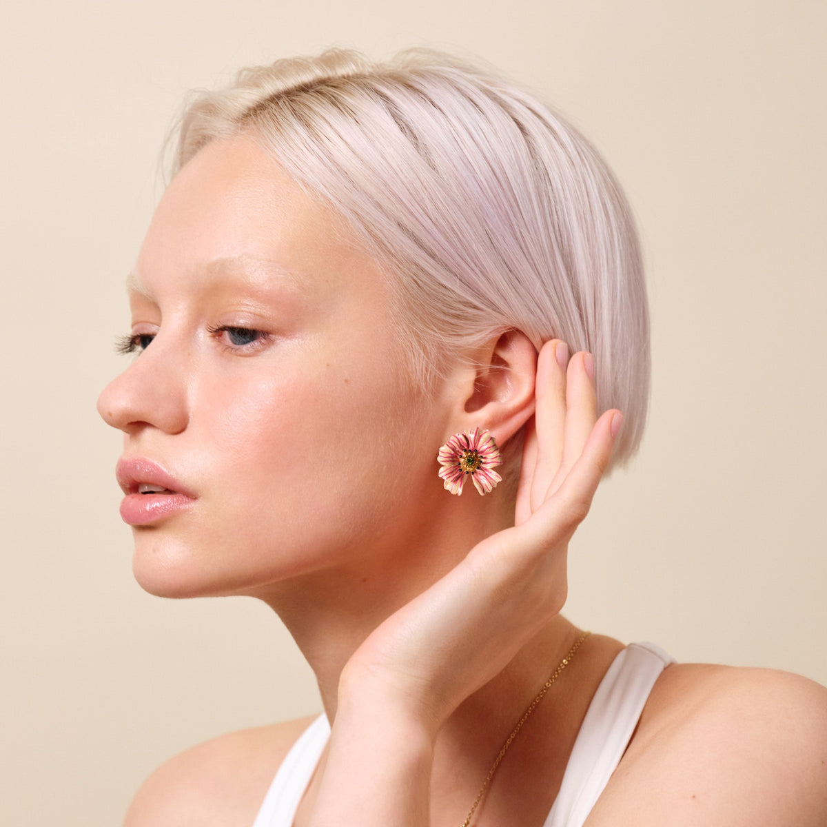 Cosmos Flower Earrings | atfi1021