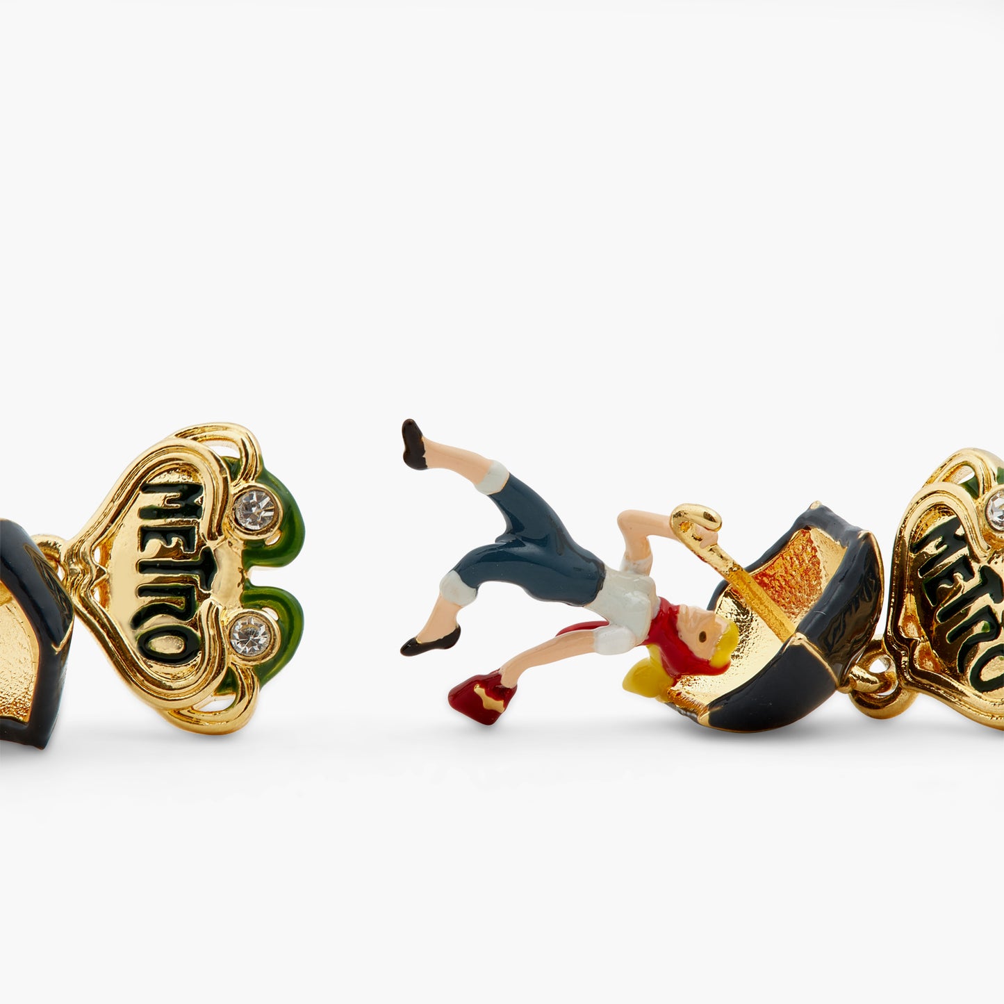 Woman Under Umbrella Earrings | atpa1021