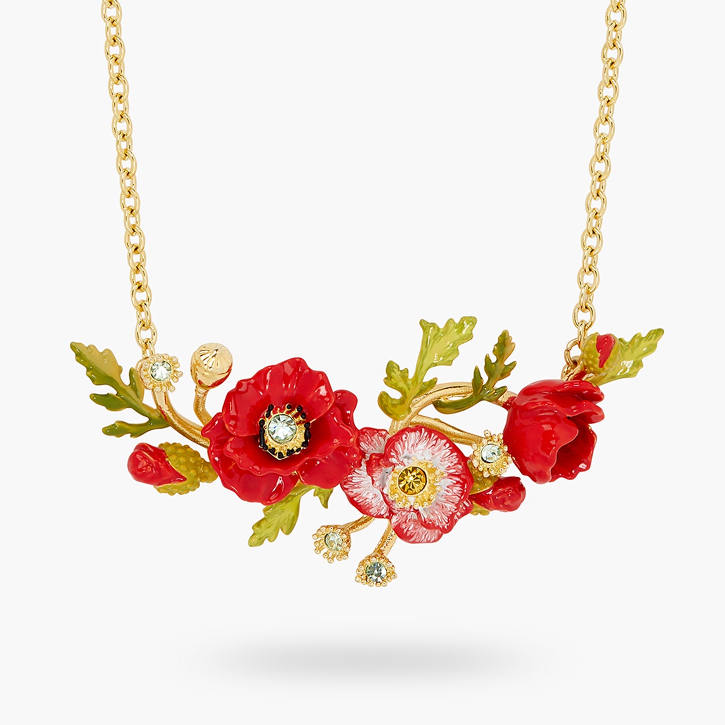 Poppy And Daisy Statement Necklace | ATPO3051