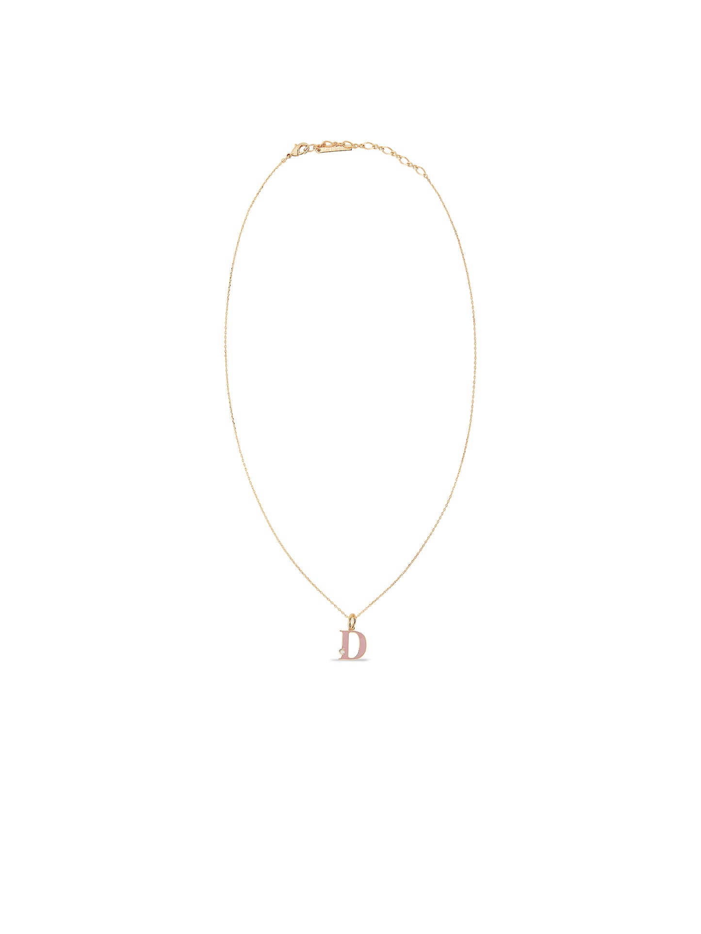 Letter D Pendant Necklace | auab3041