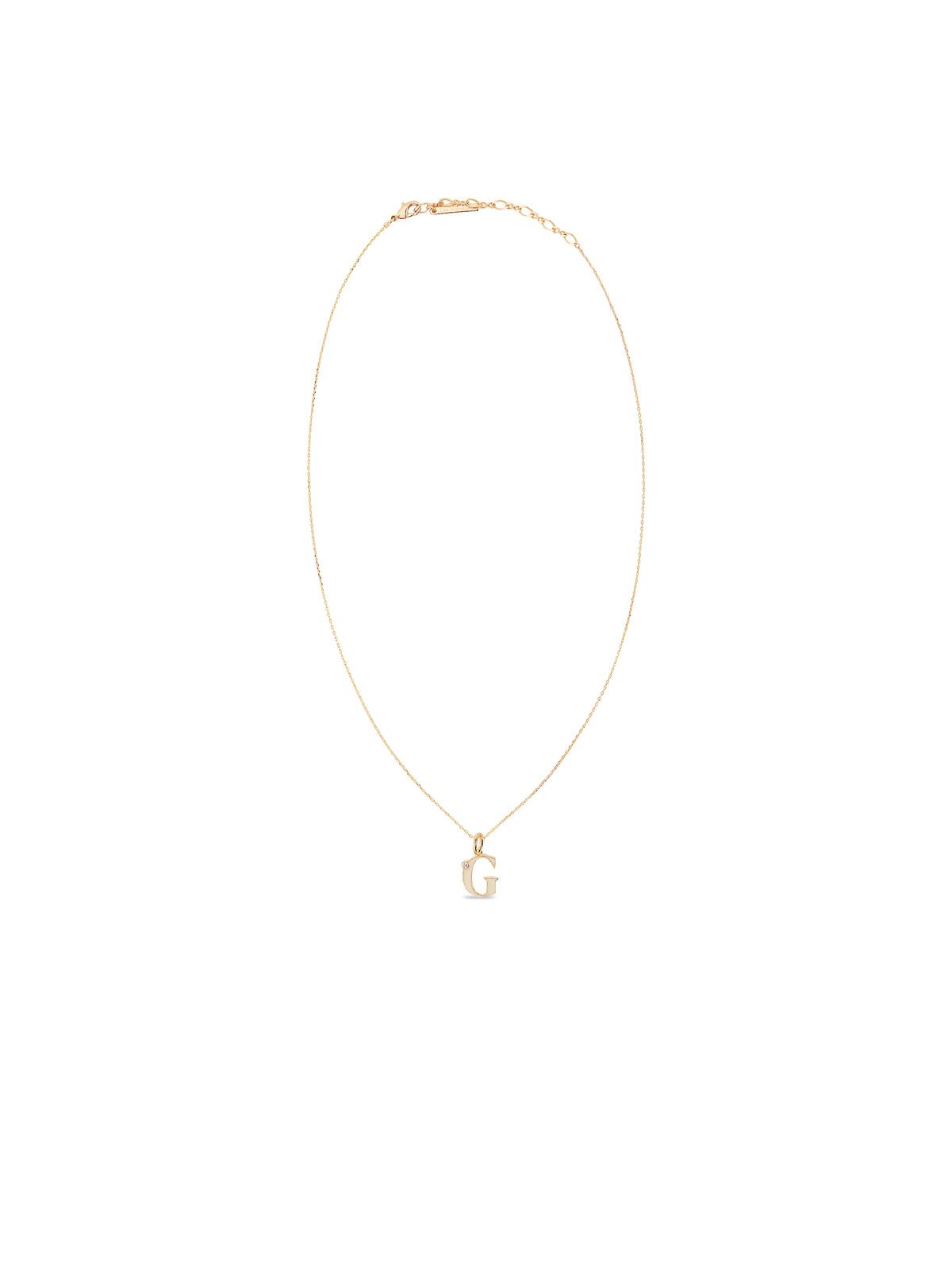 Letter G Pendant Necklace | auab3071