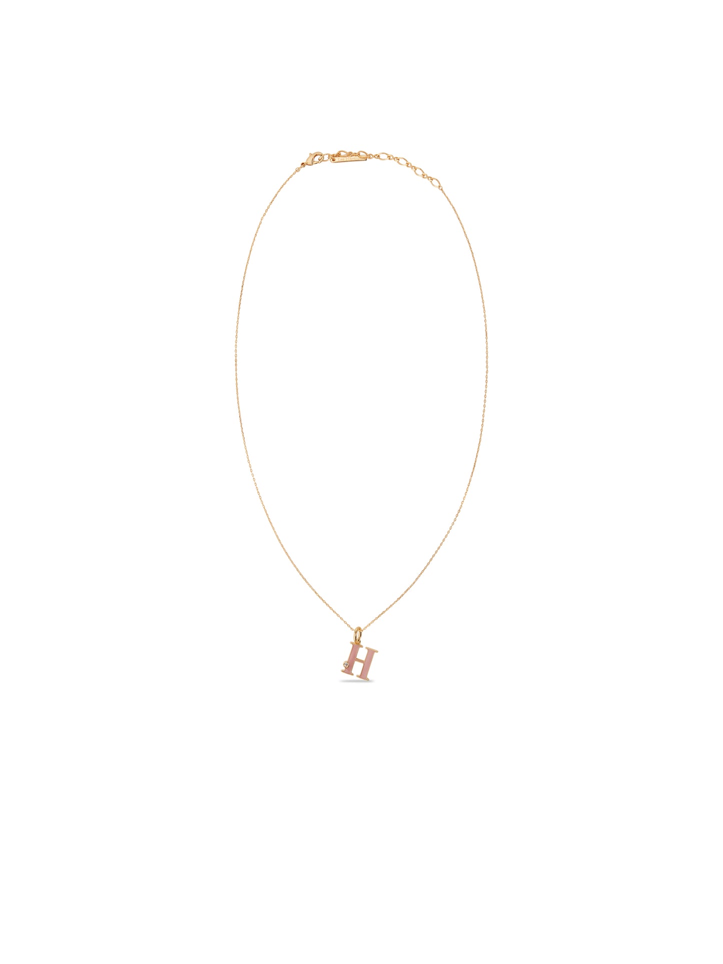 Letter H Pendant Necklace | auab3081