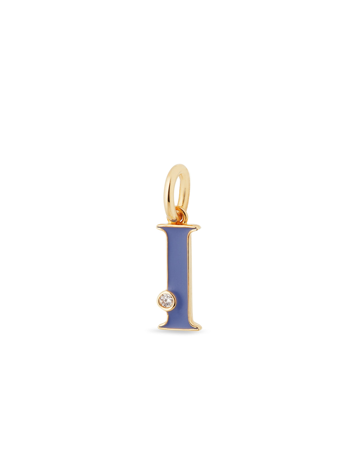 Letter I Pendant Necklace | auab3091
