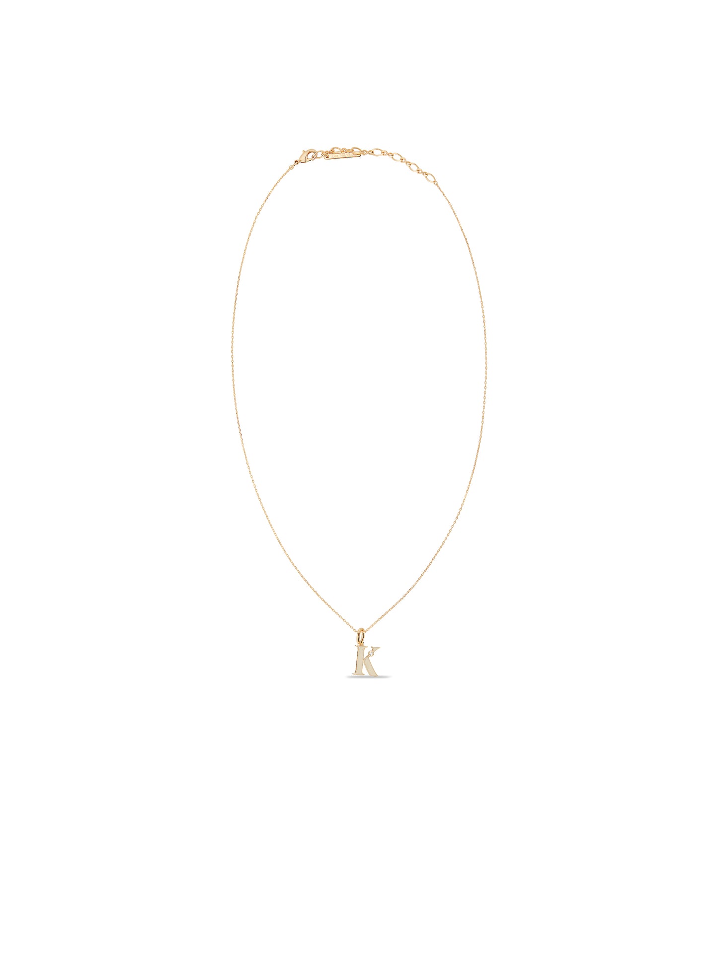 Letter K Pendant Necklace | auab3111