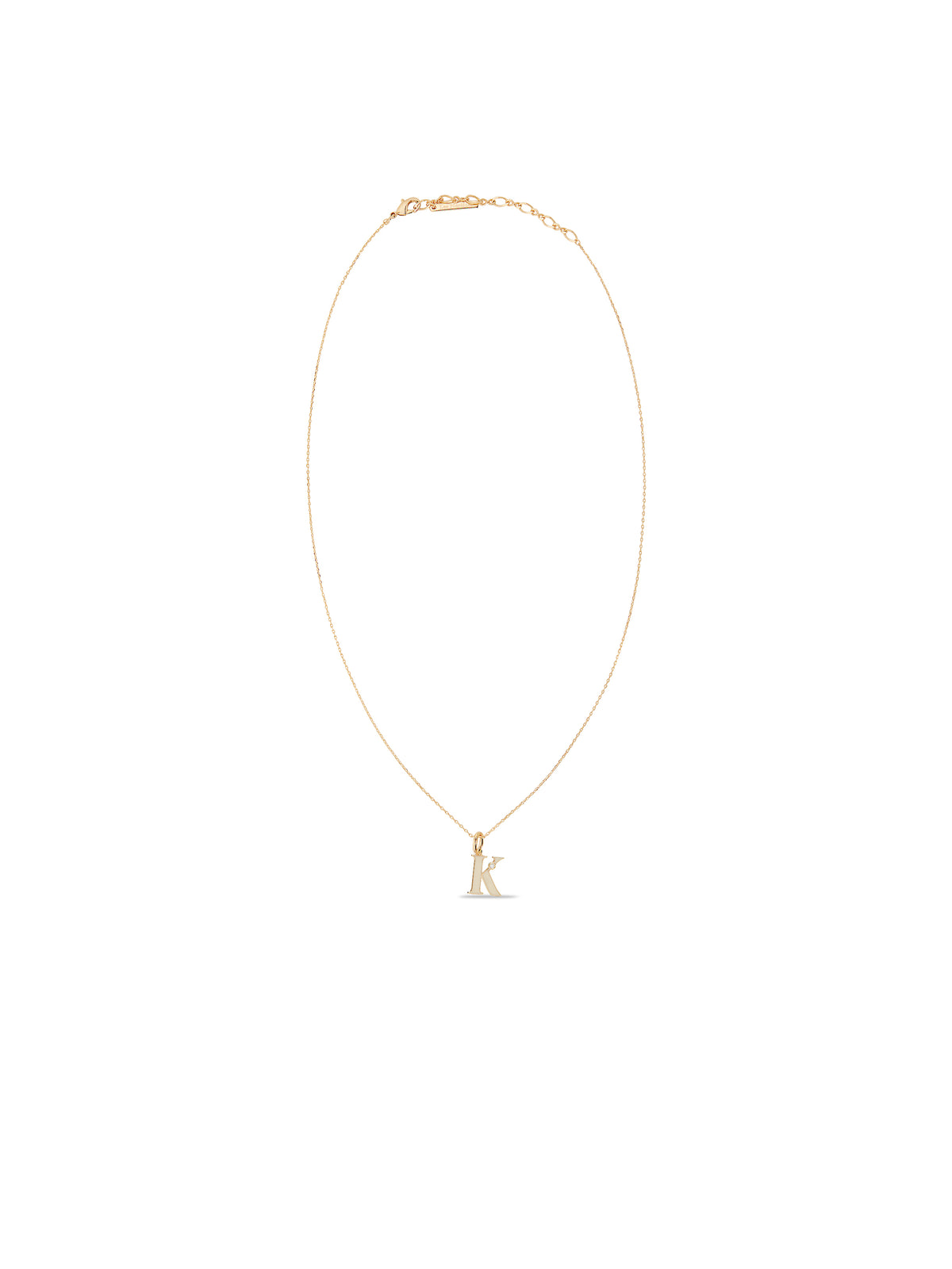 Letter K Pendant Necklace | auab3111