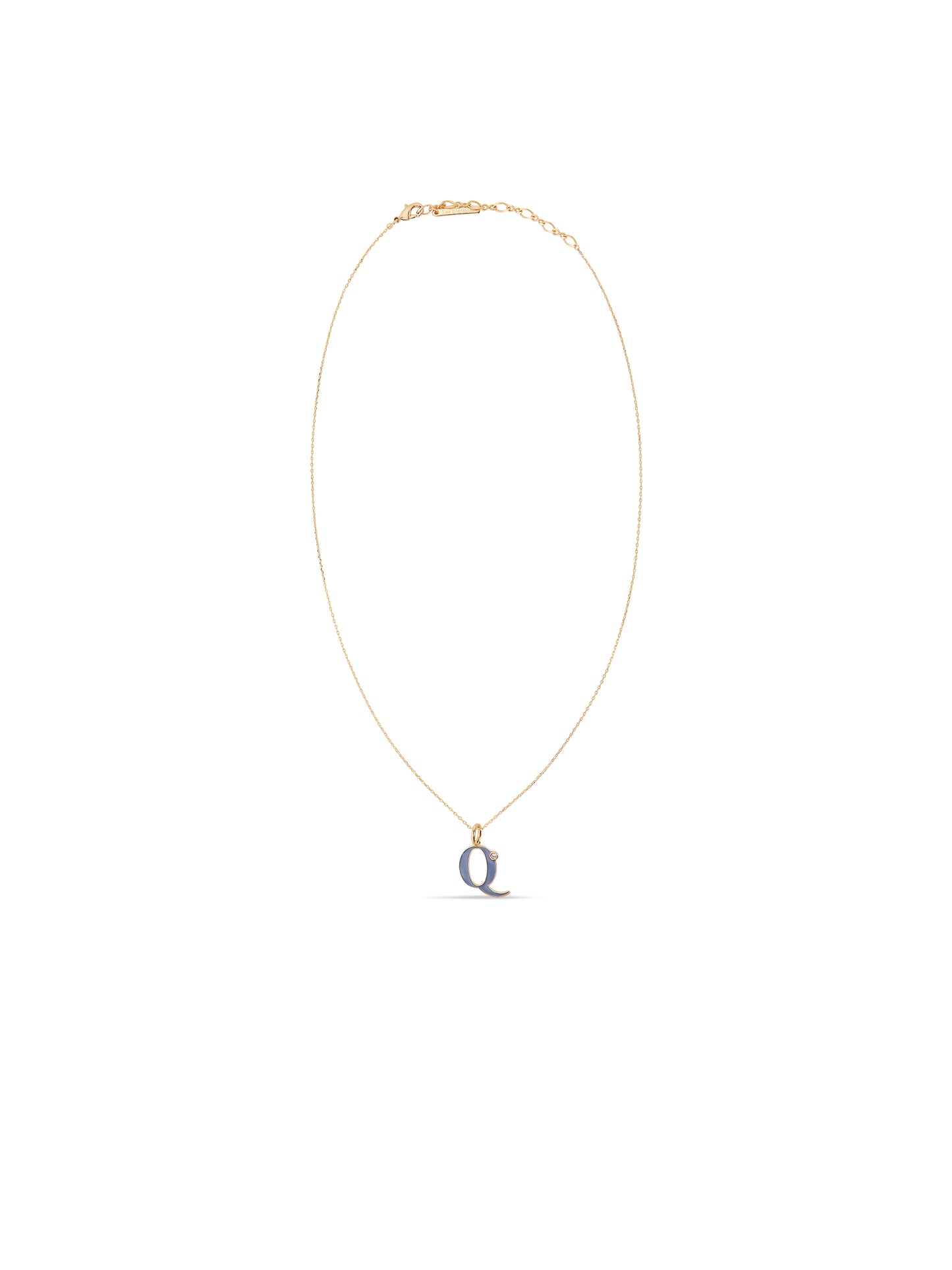 Letter Q Pendant Necklace | auab3171