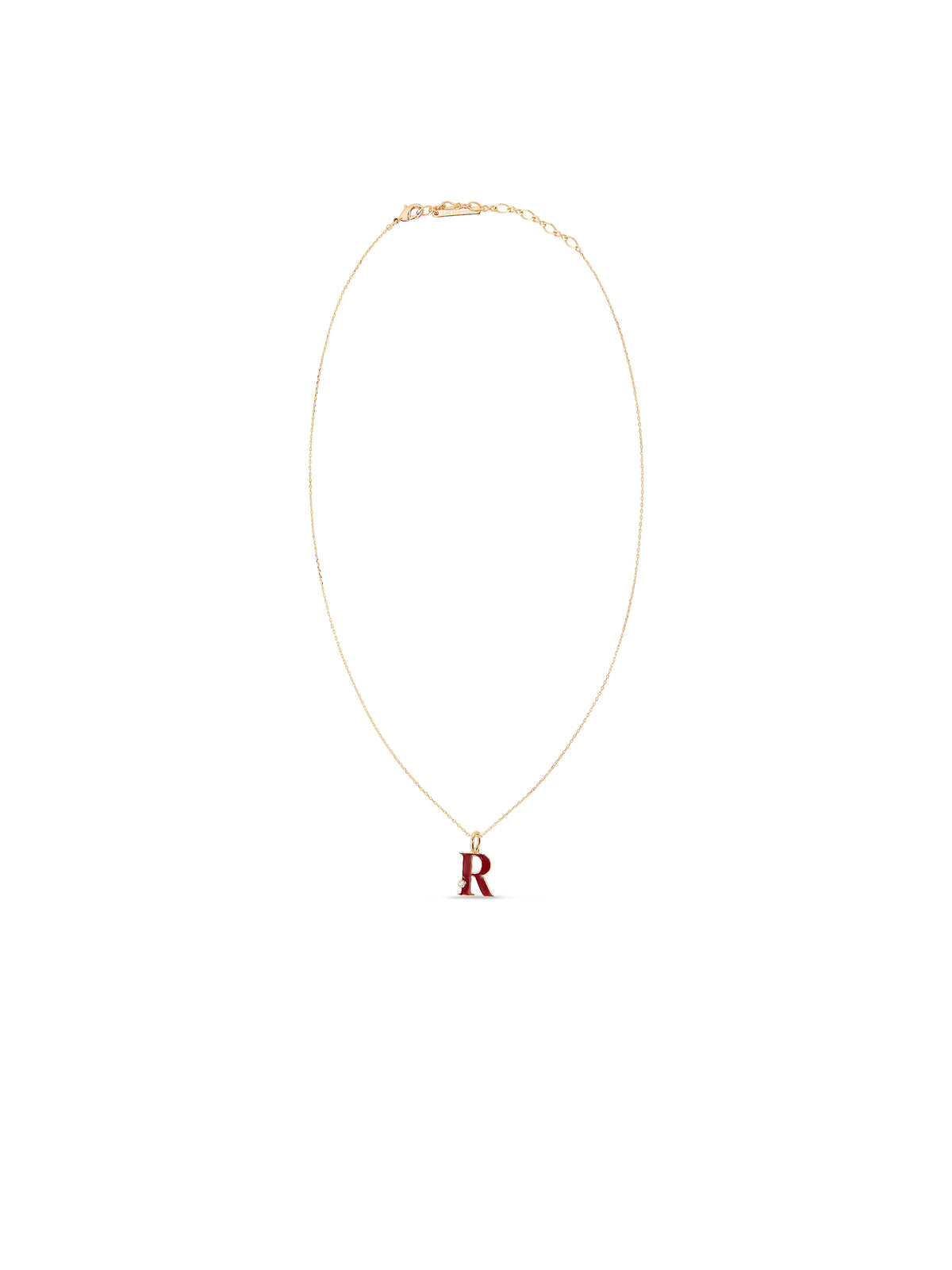 Letter R Pendant Necklace | auab3181
