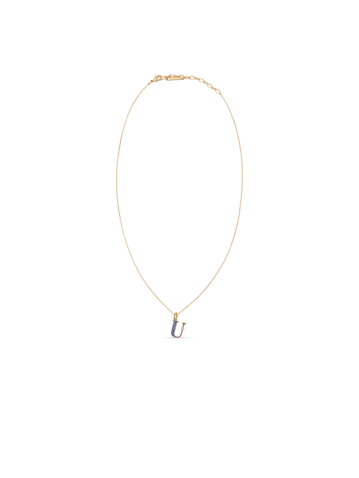 Letter U Pendant Necklace | auab3211