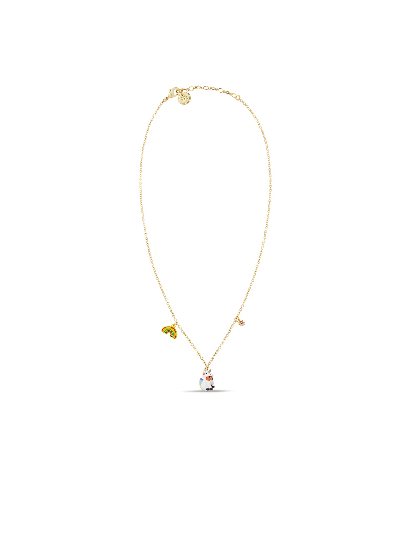 Unicorn And Rainbow Pendant Necklace | aufc3011