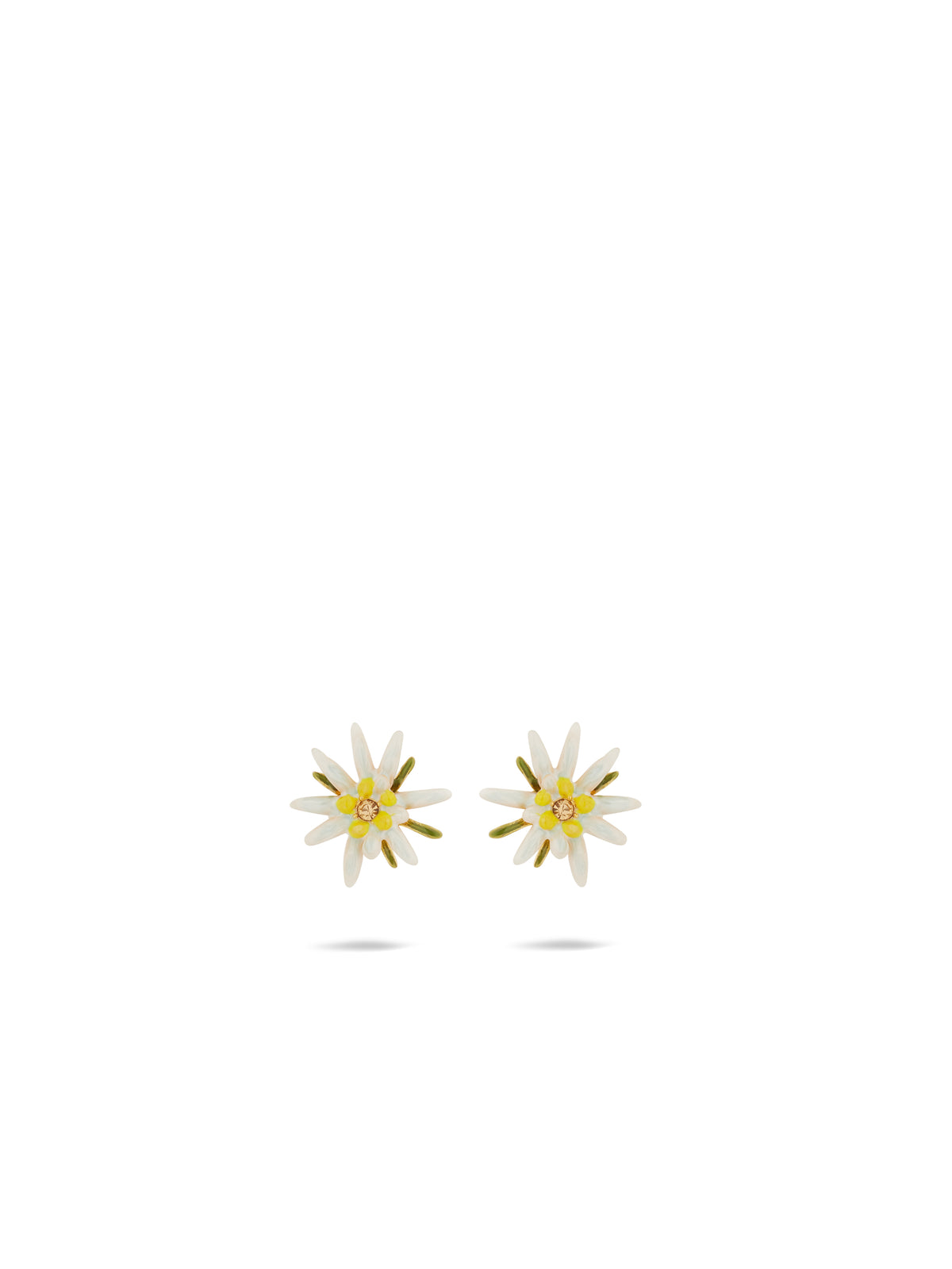 Edelweiss Flower Post Earrings | aula1011