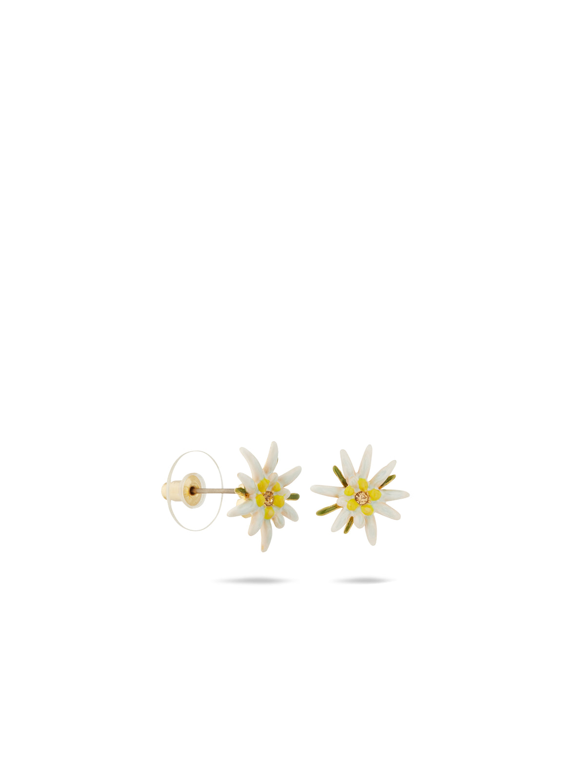 Edelweiss Flower Post Earrings | aula1011