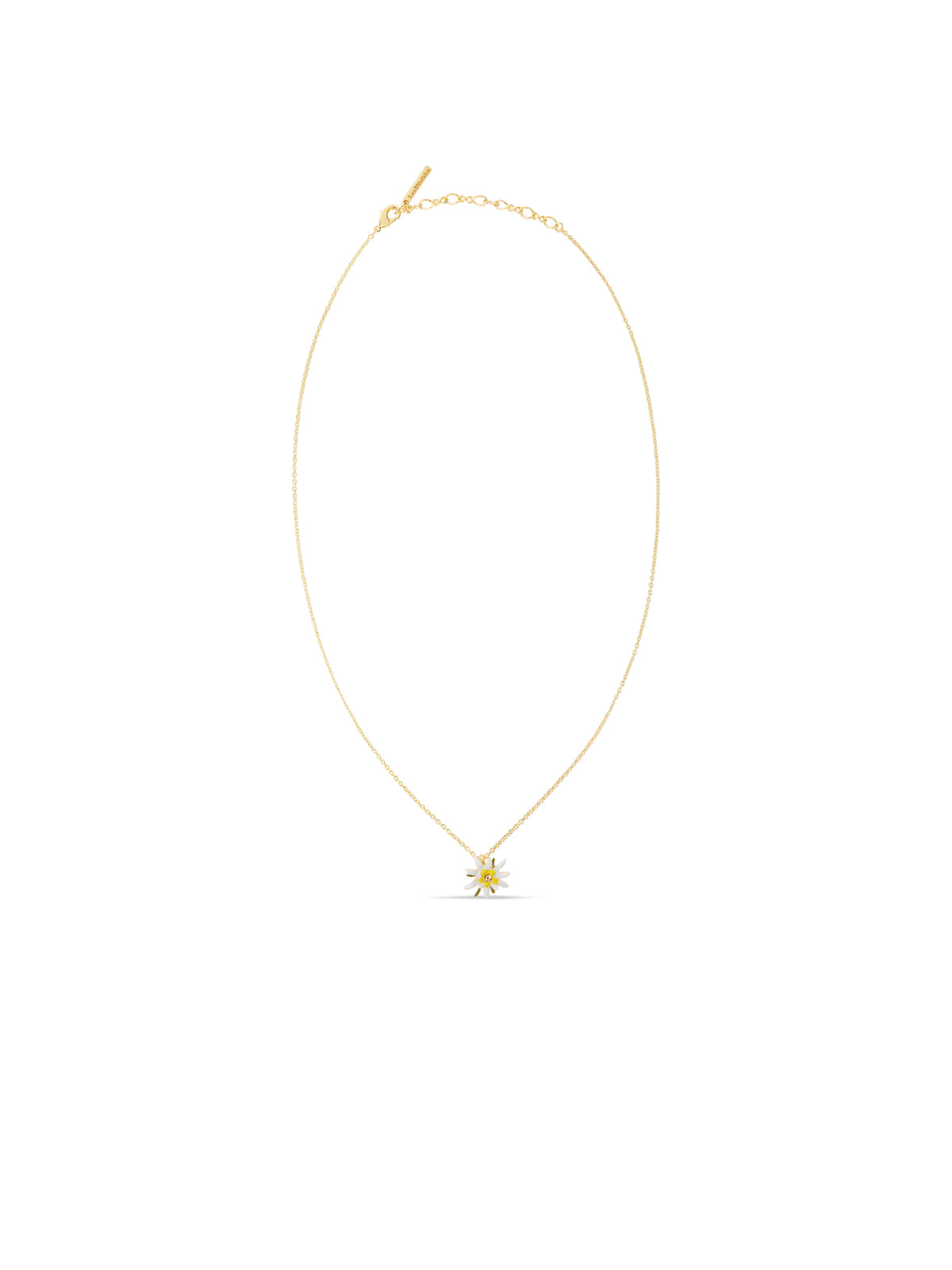 Edelweiss Flower Pendant Necklace | aula3031