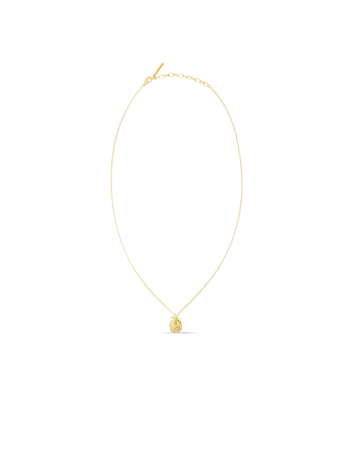 Edelweiss Flower And Cubic Zirconia Pendant Necklace | aula3041