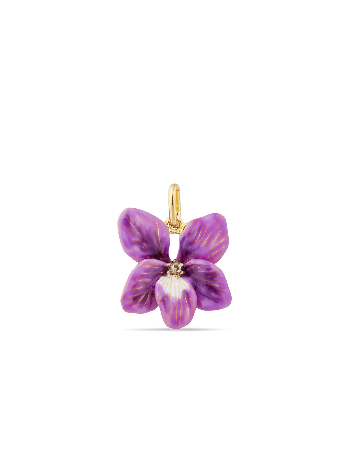 Purple Flower Pendant | aupe4231