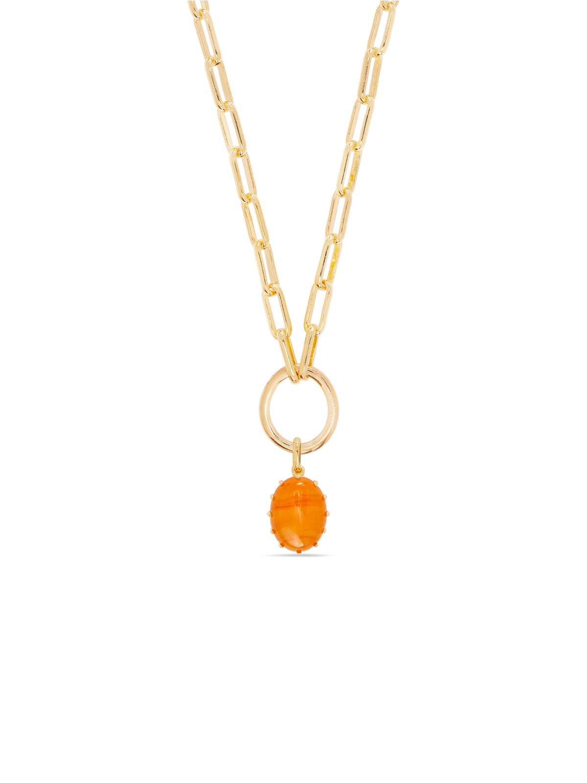 Amber Stone Pendant | aupe4281