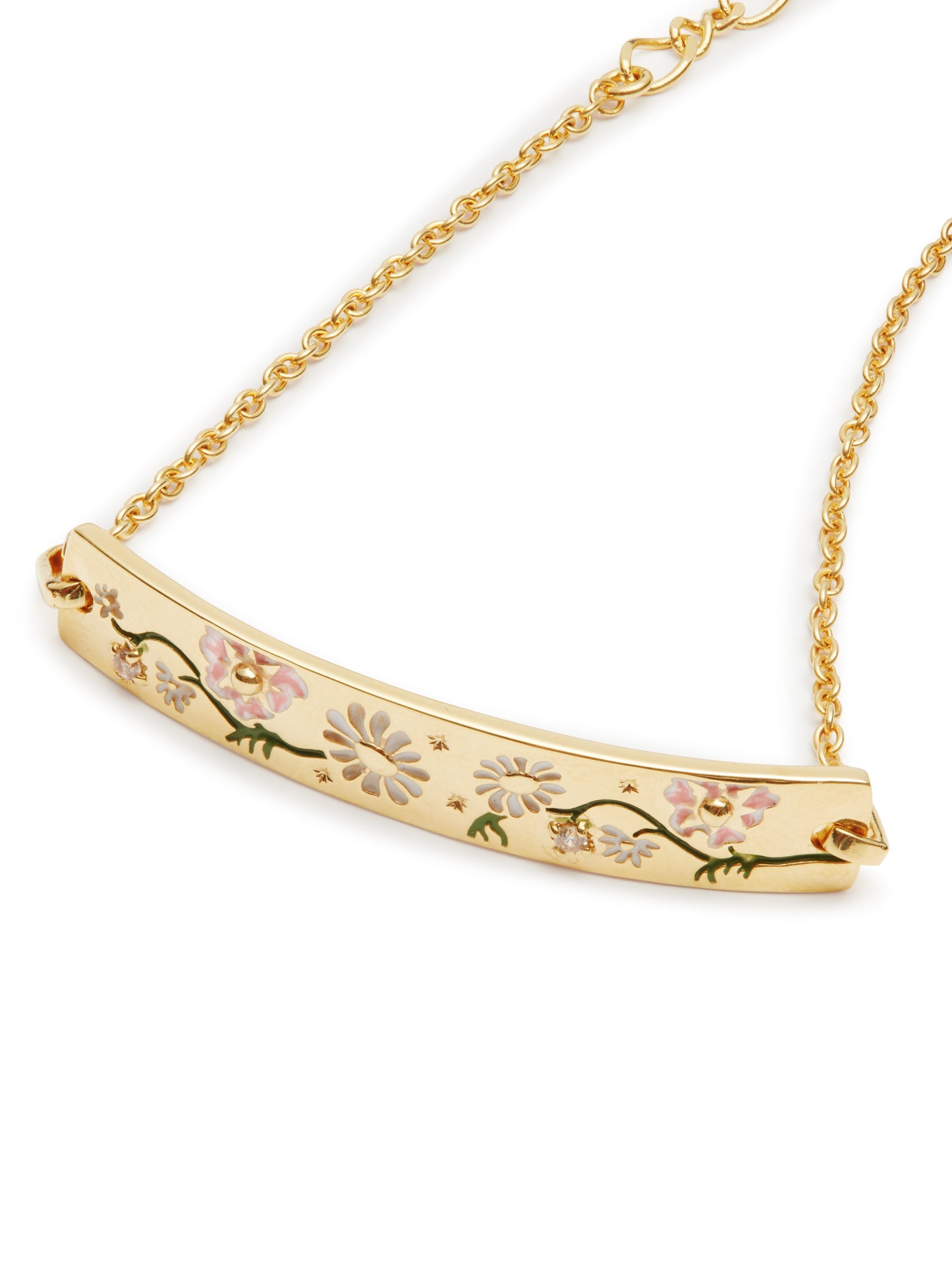 Daisy And Pansy Flower Chain Bracelet | aups2031