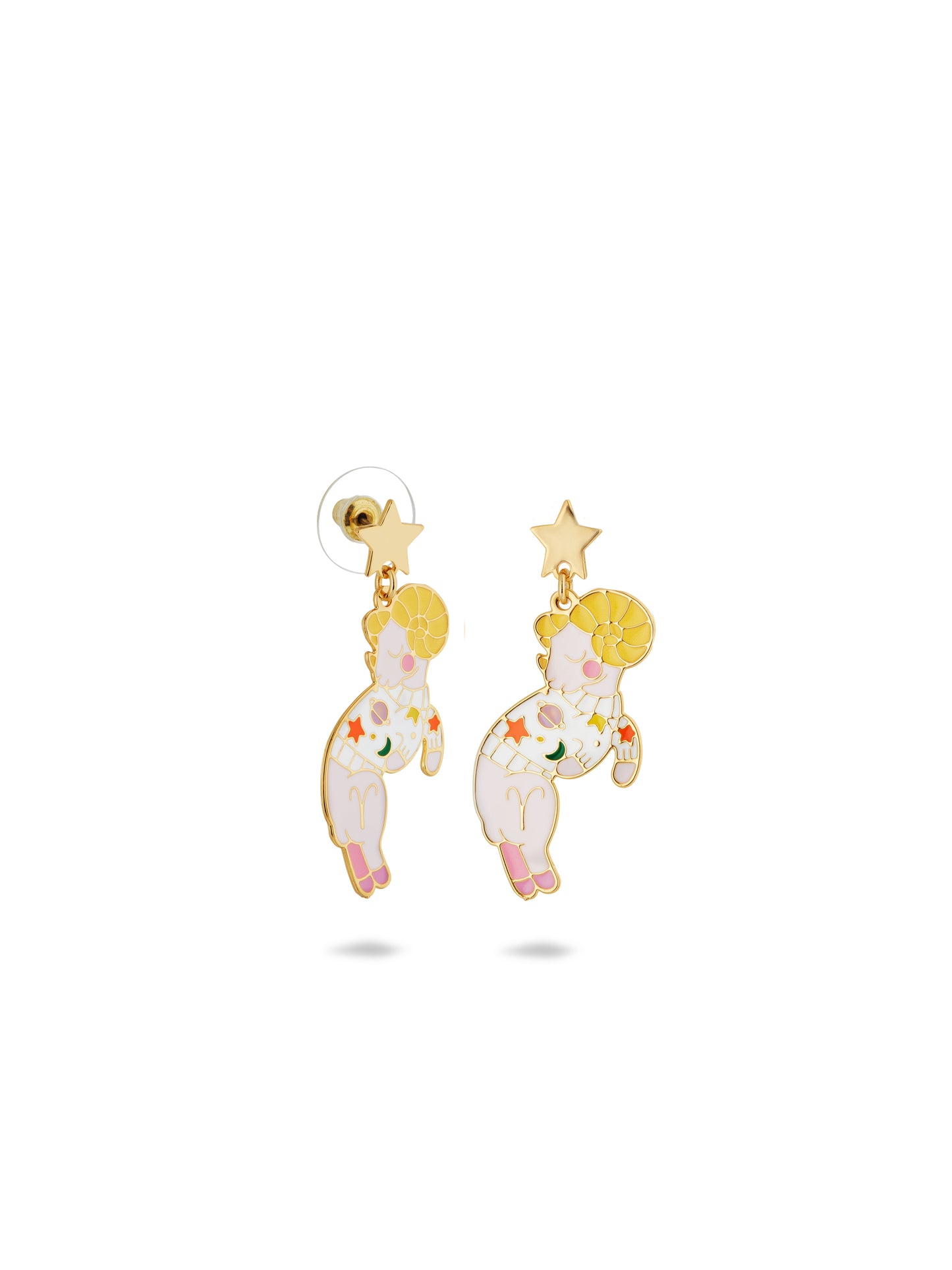 Aries Astrological Sign Earrings