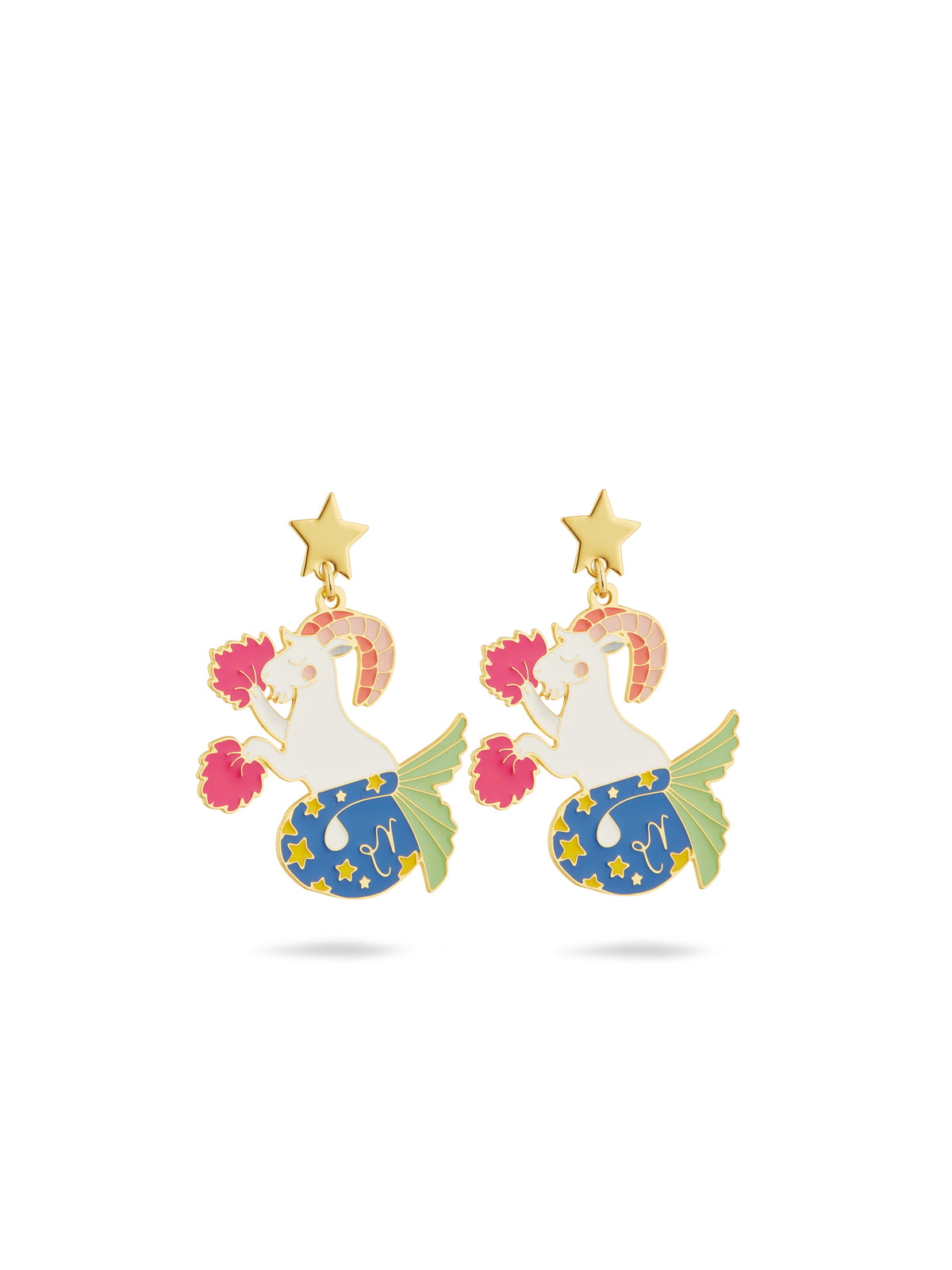 Capricorn Astrological Sign Earrings | ausa1101