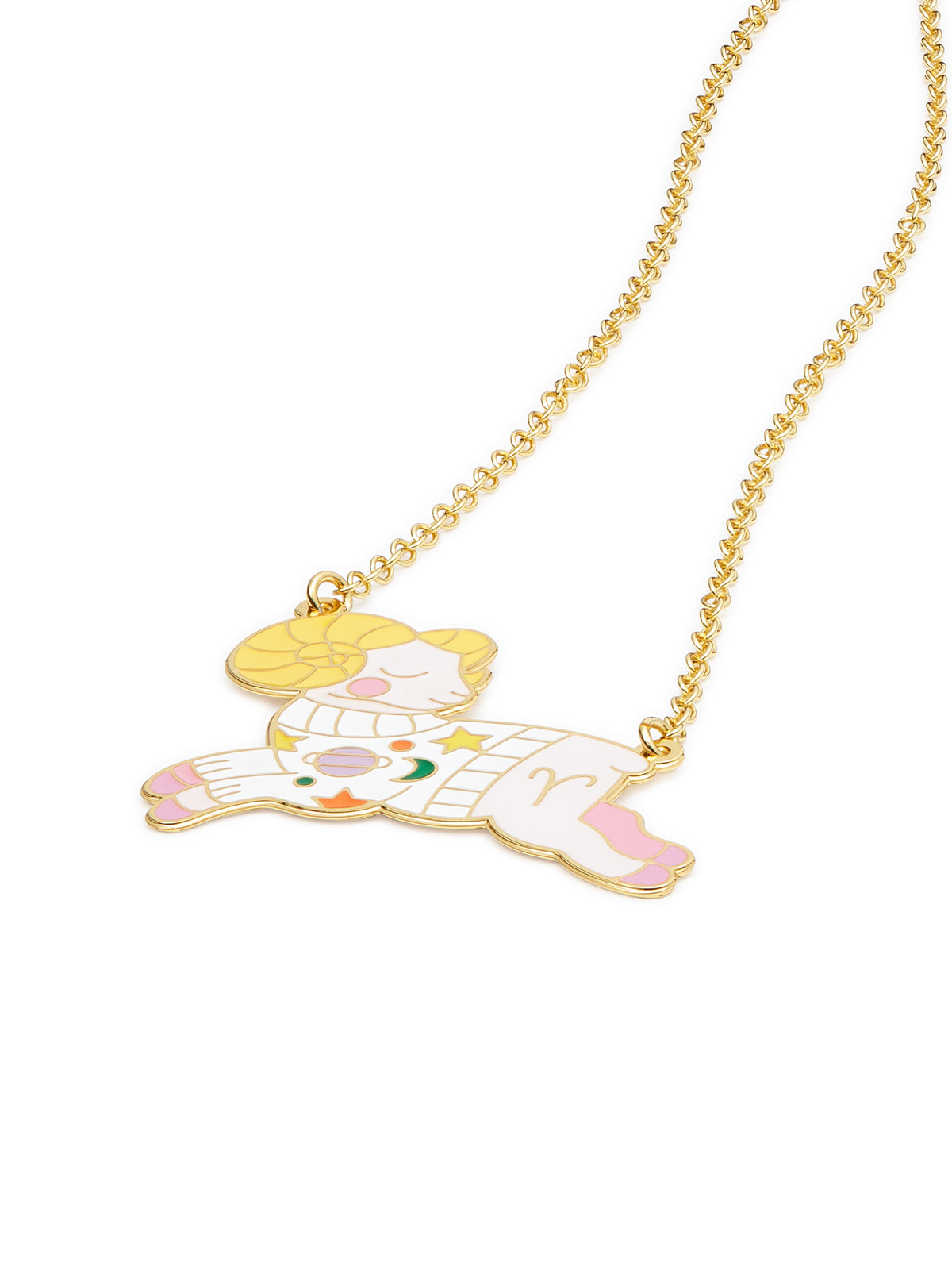 Aries Astrological Sign Pendant Necklace | ausa3011