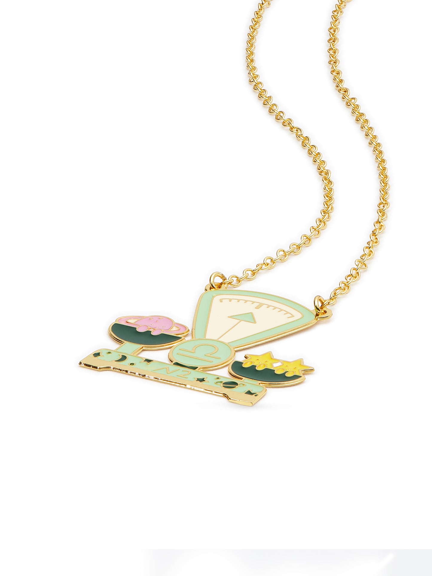 Libra Astrological Sign Pendant Necklace | ausa3071