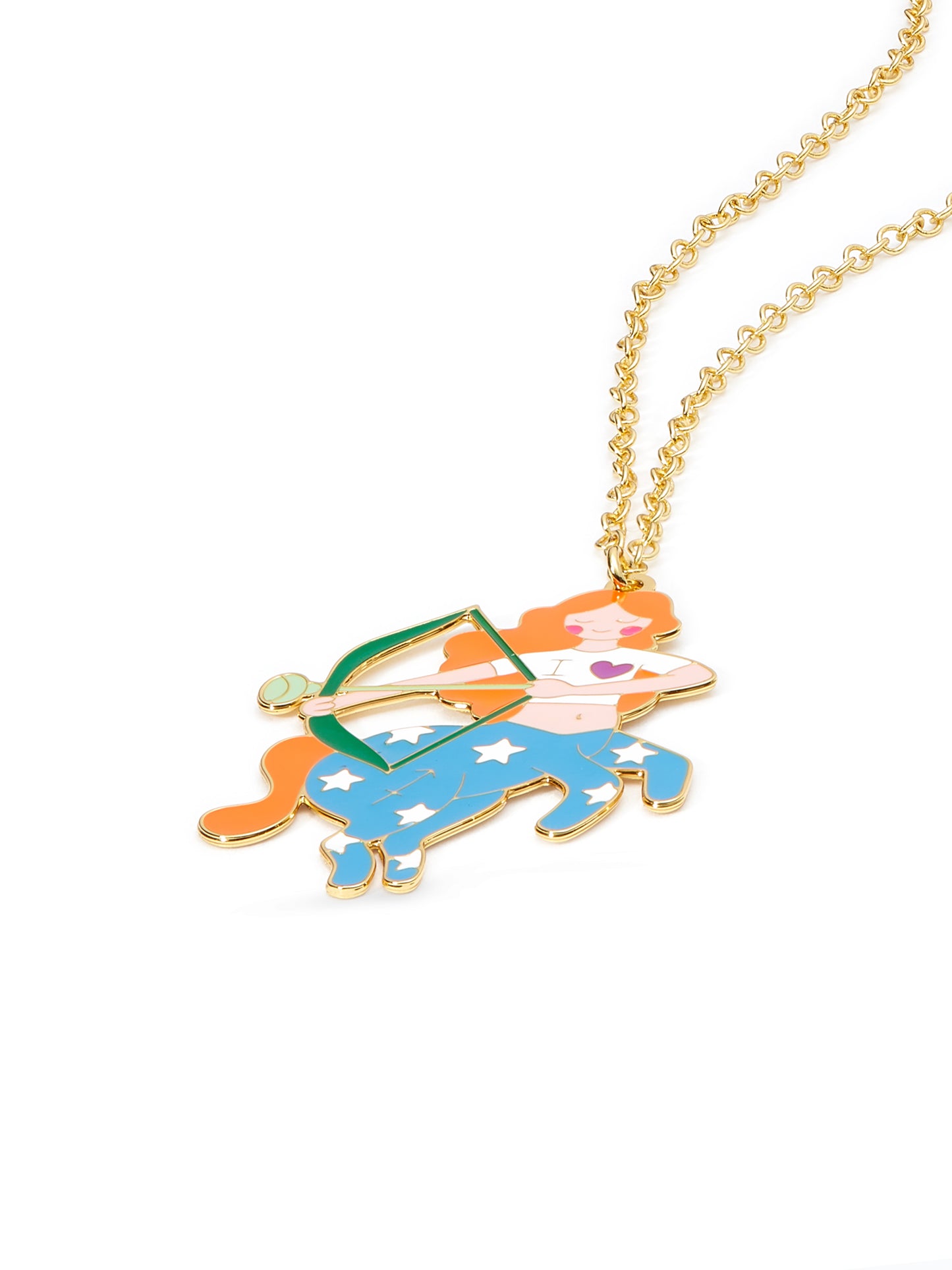 Sagittarius Astrological Sign Pendant Necklace | ausa3091