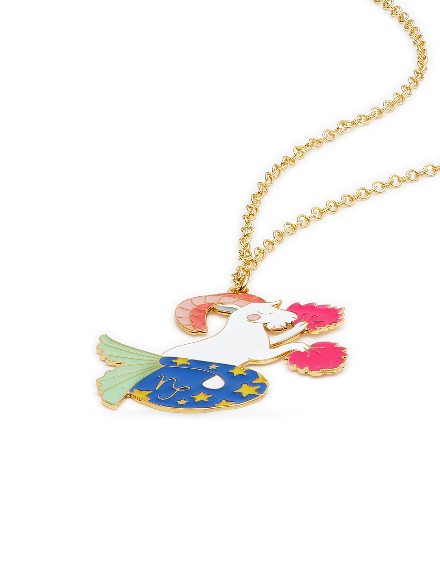 Capricorn Astrological Sign Pendant Necklace | ausa3101