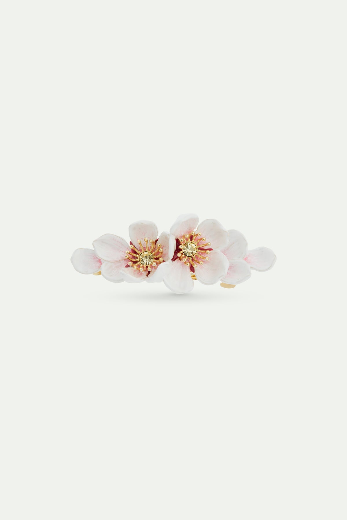 White Cherry Blossom Hair Pin | avha4021