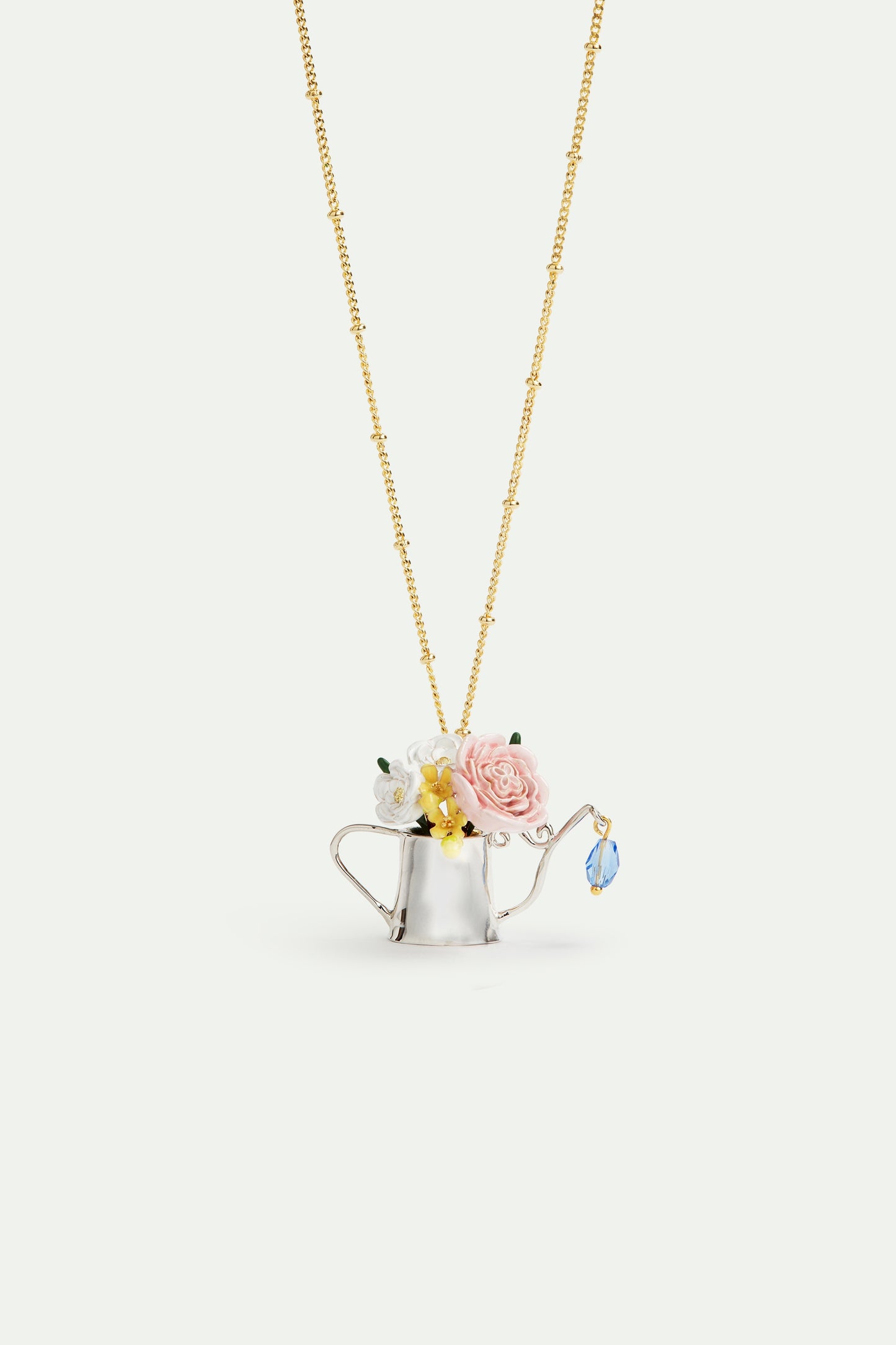 Watering Can And Flower Fine Necklace | AVIP3031