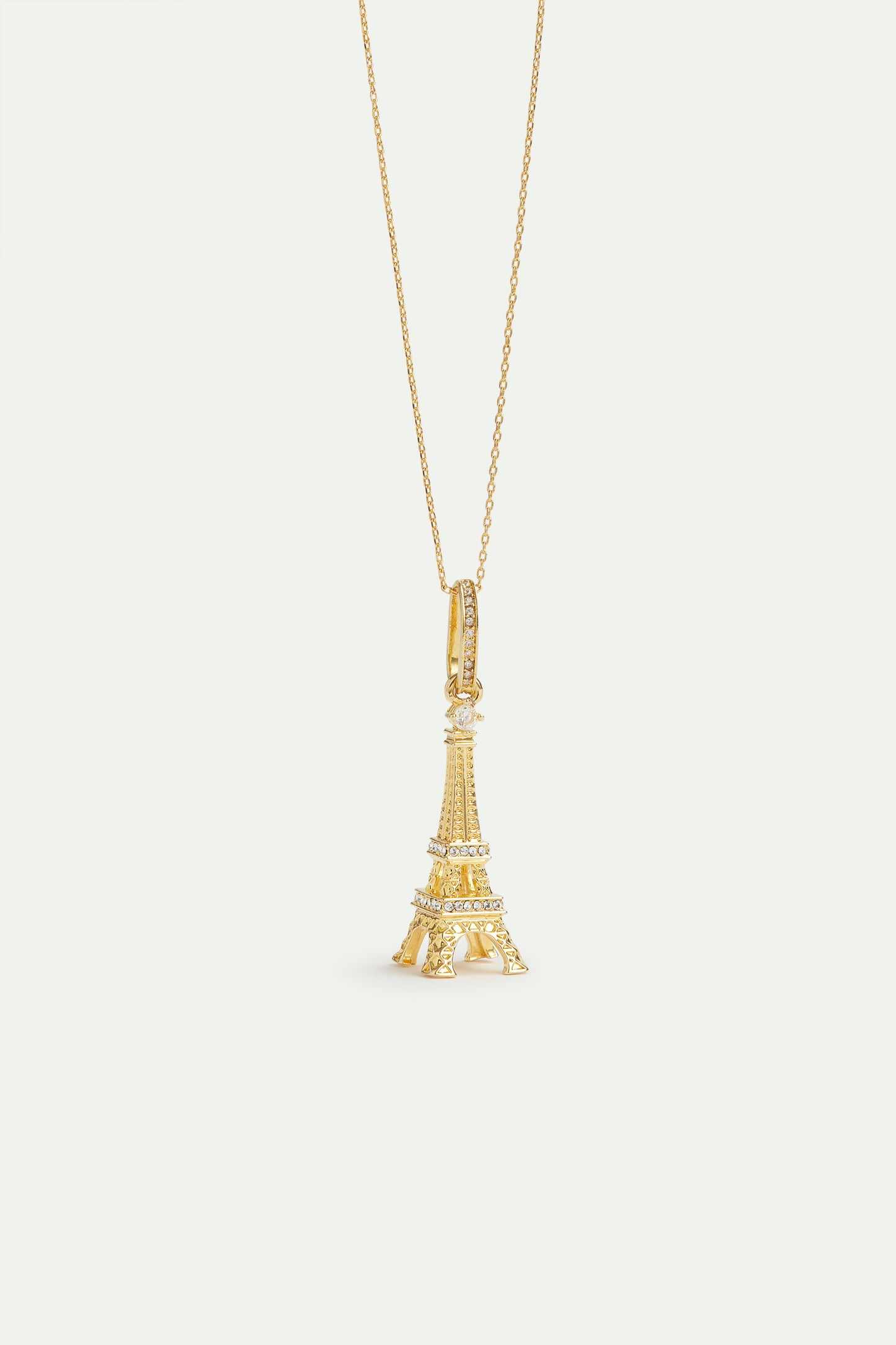 Golden Eiffel Tower Pendant, Ingenuity And Ambition | avpe4011