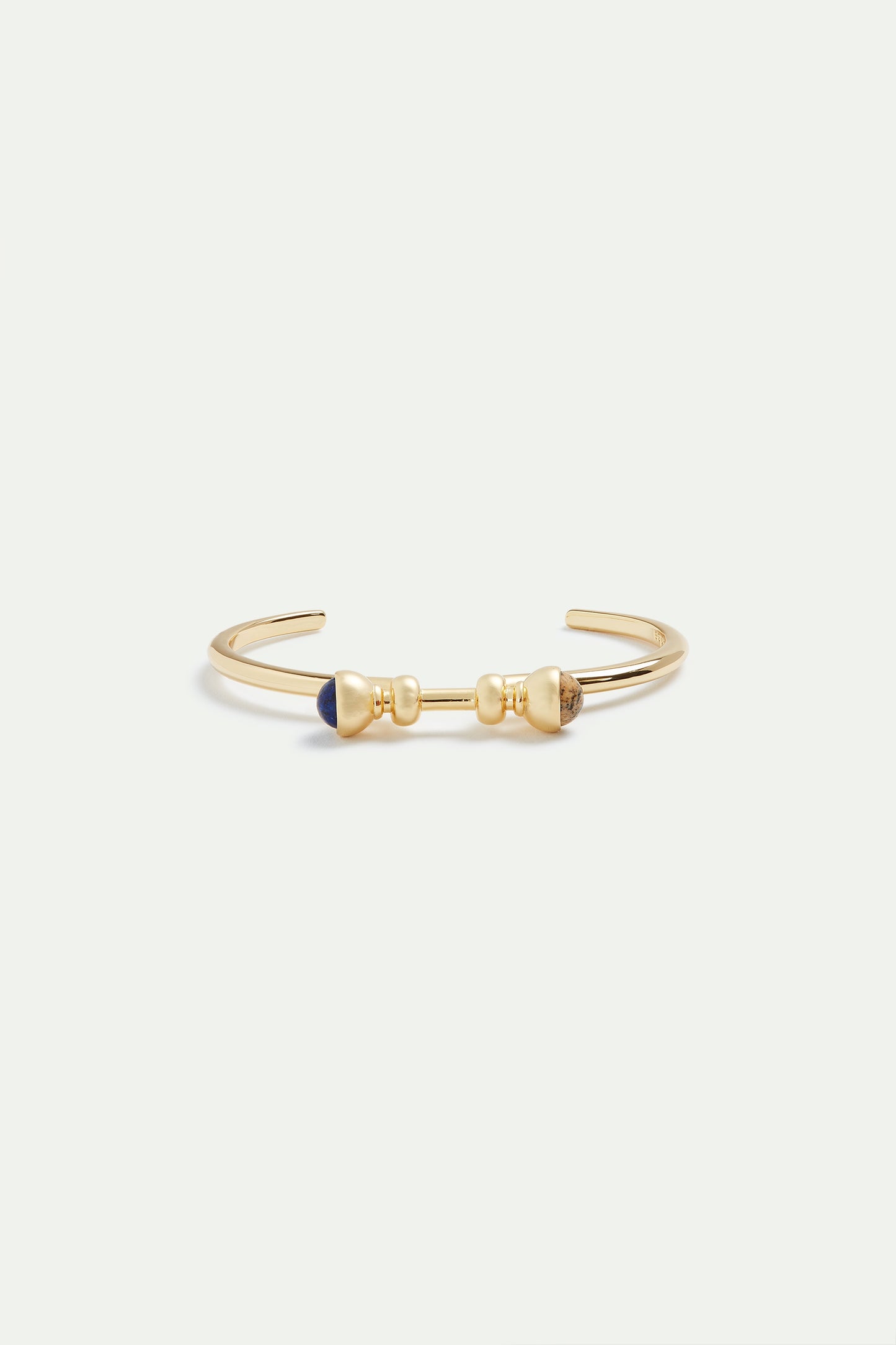 Golden Lapis Lazuli And Jasper Bracelet | AVSE2071