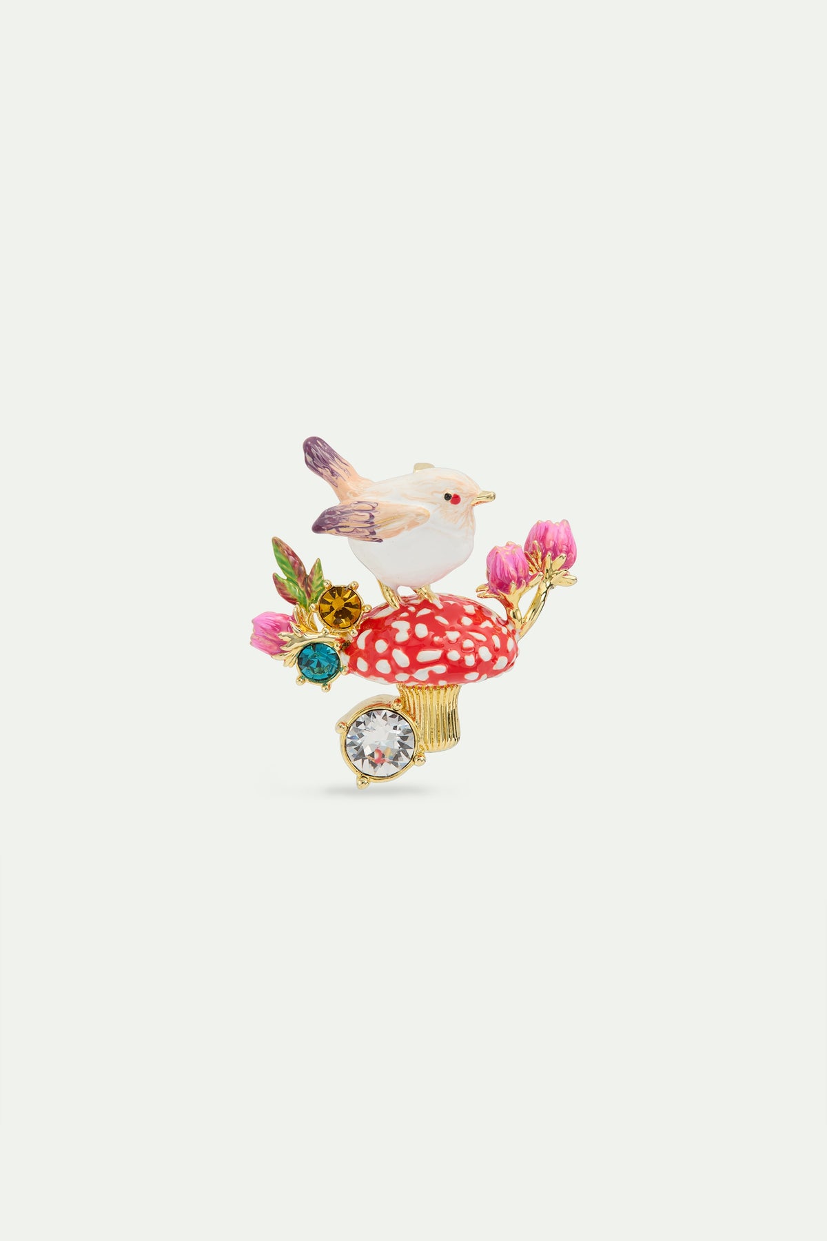 Snow Bunting Brooch | AWBB5021