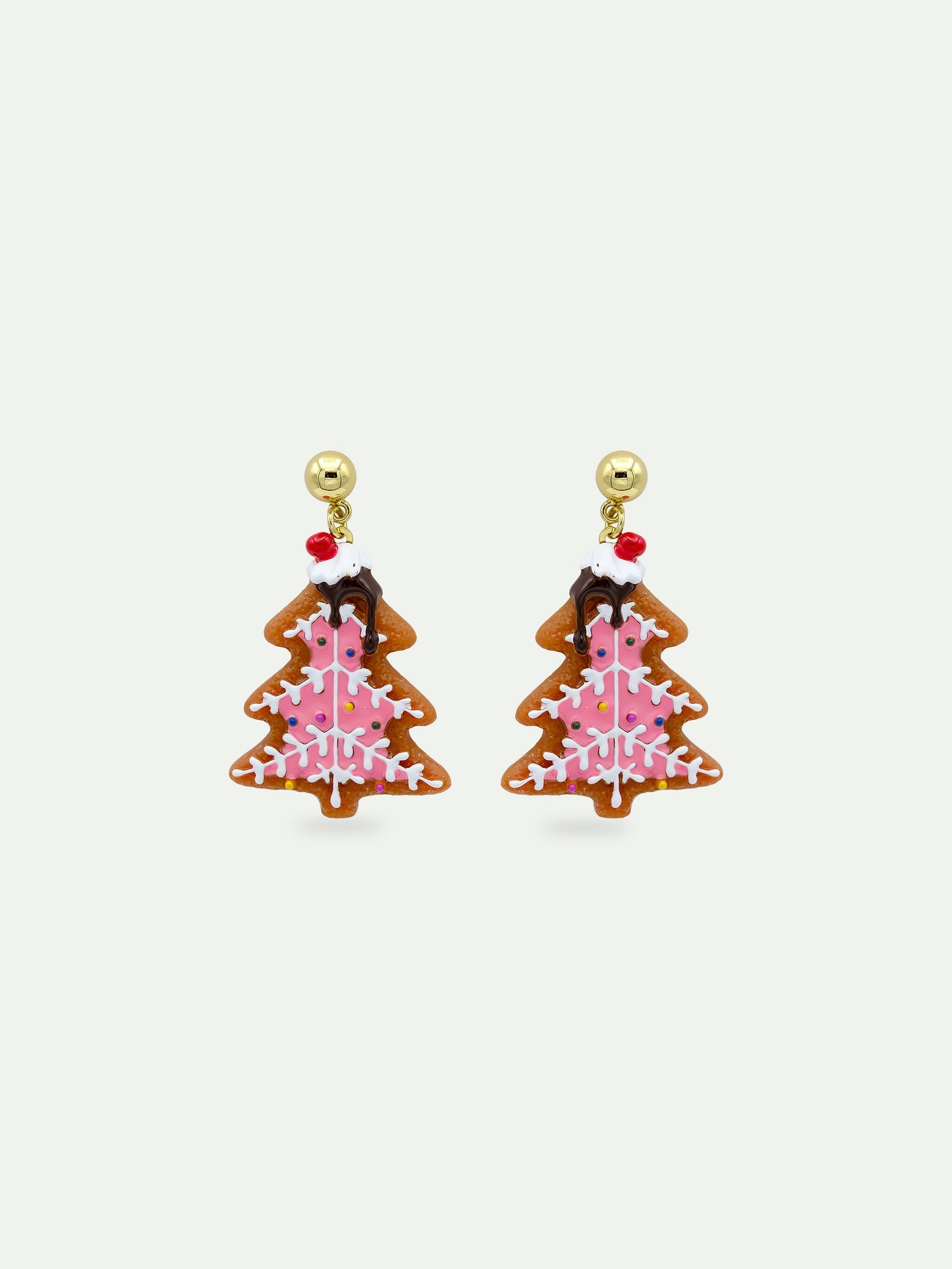 Gingerbread Christmas Tree Earrings | AWHG1161