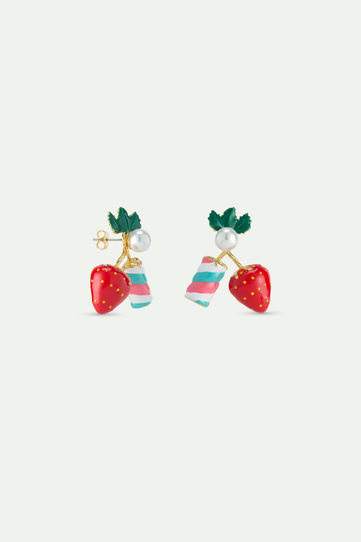 Strawberry & Marshmallow Earrings | AWMC1101